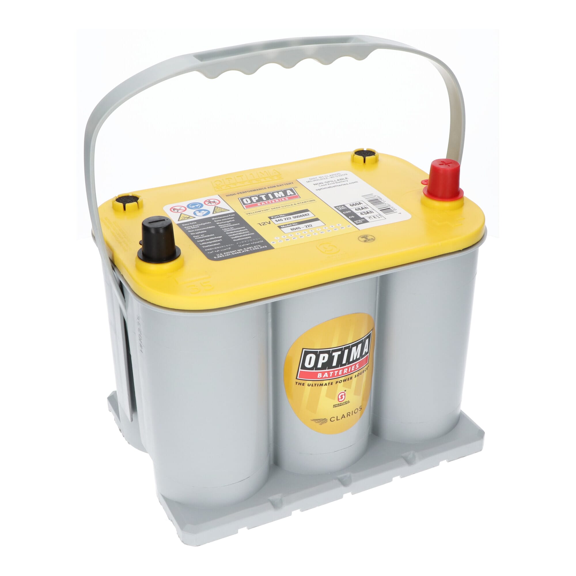 Optima Yellow Top Akku 12V 48Ah R-3.7