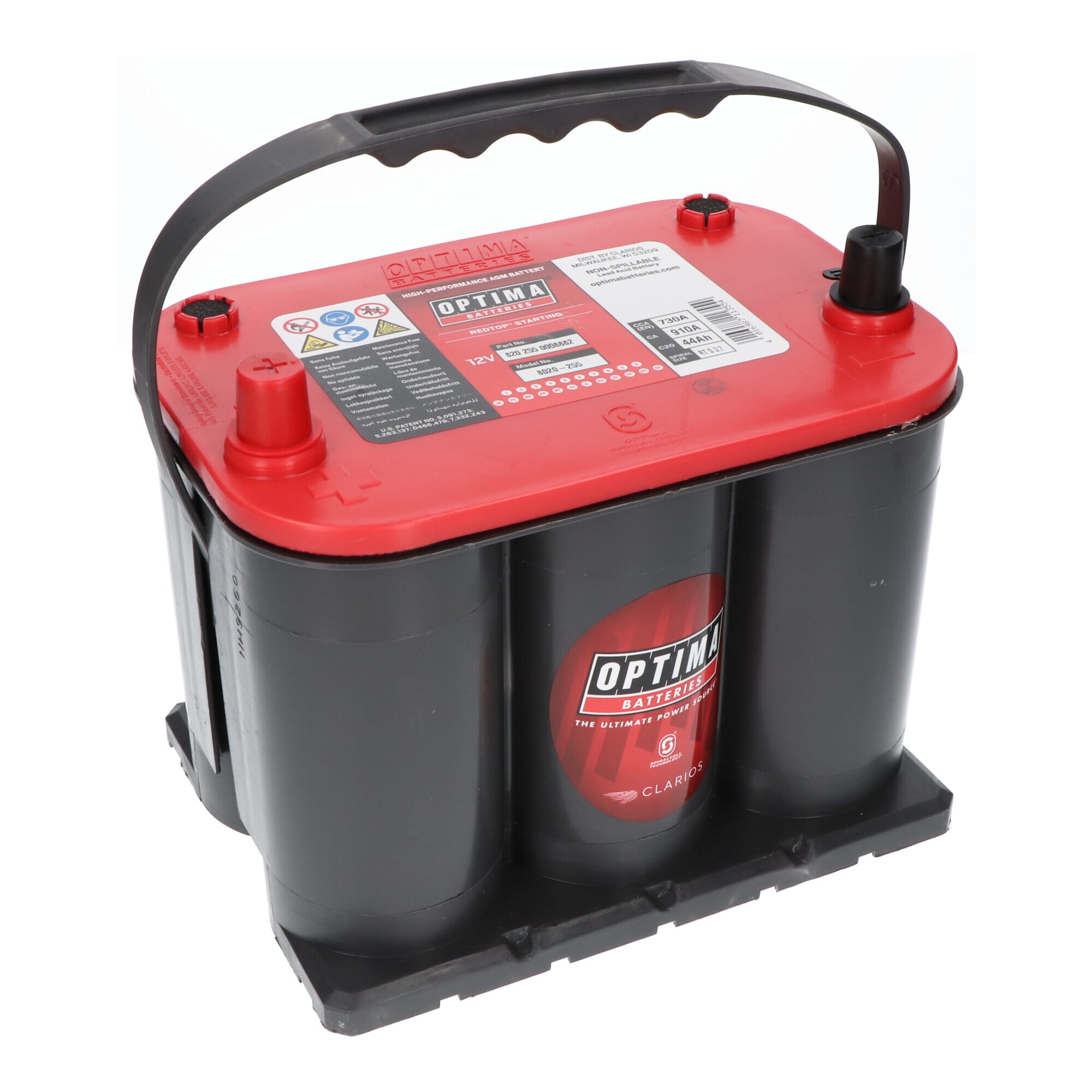 Optima Red Top Akku 12V 44Ah RT S 3.7L