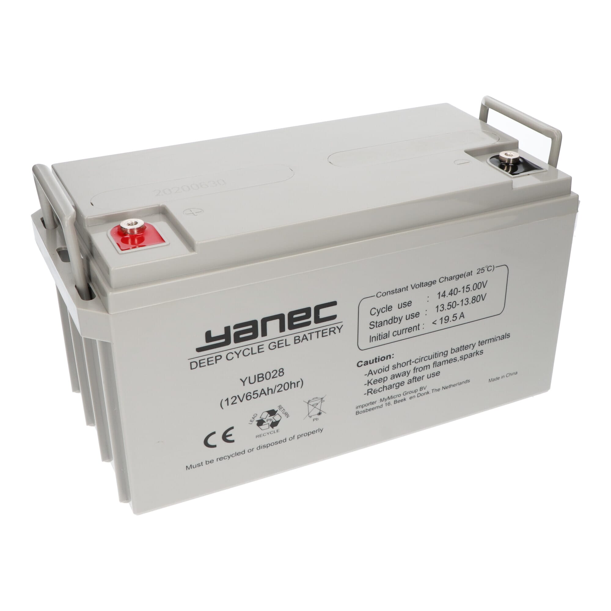 Batterie Gel Yanec 12V 65Ah
