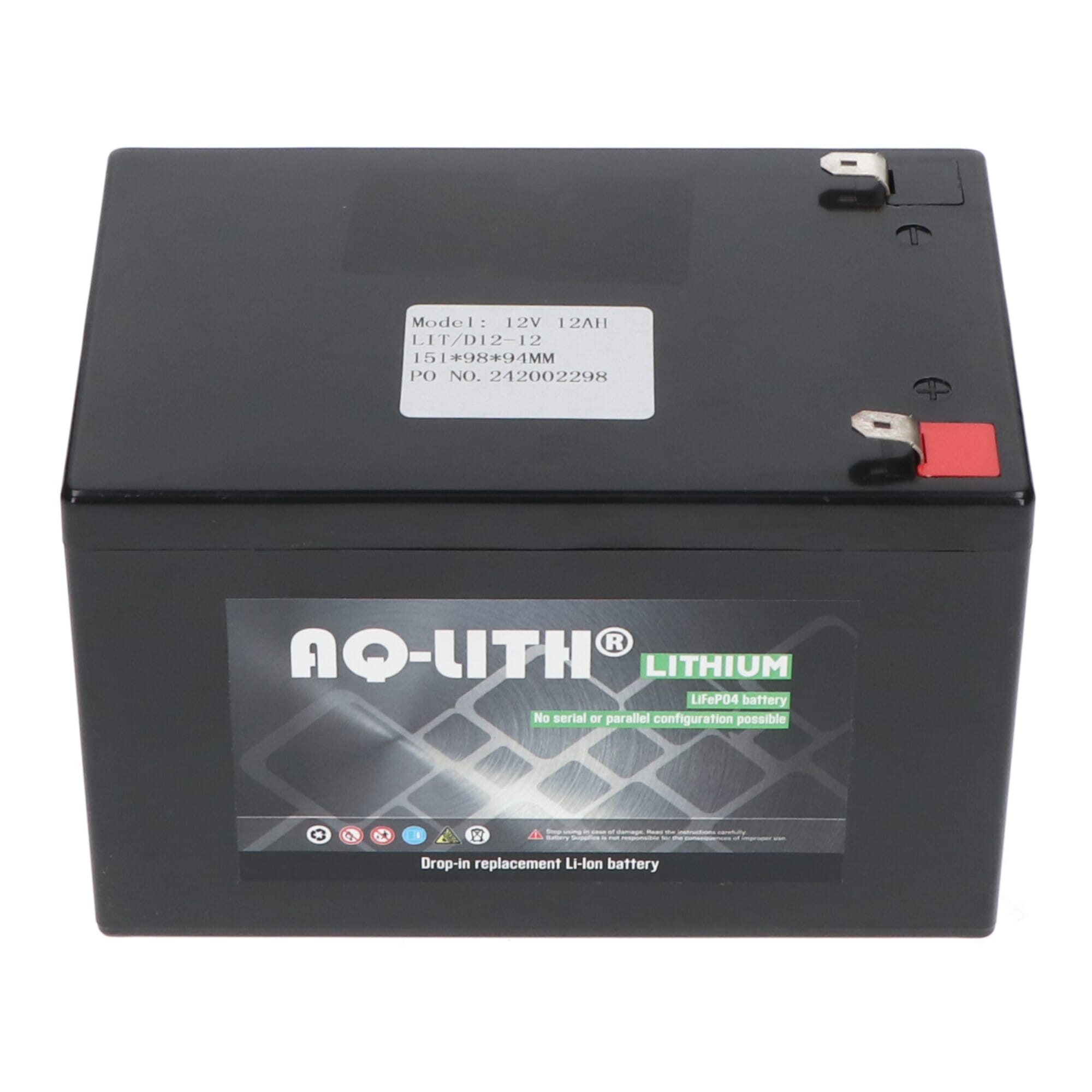 AQ-Lith LIFEPO4 Batterie 12V 12Ah