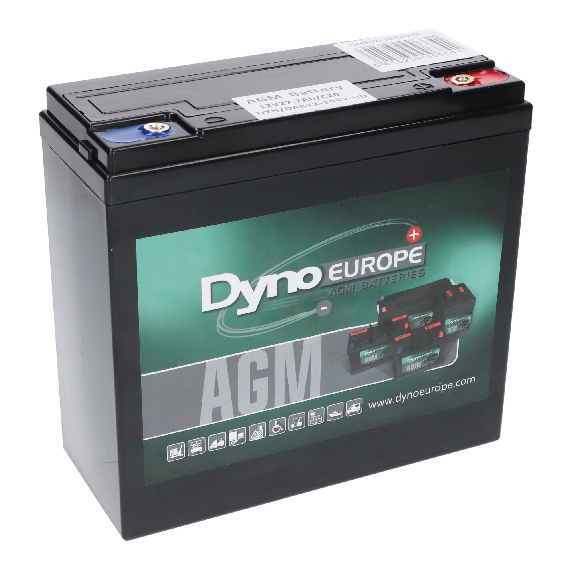 Dyno Lead Acid Battery 12V 27.2Ah