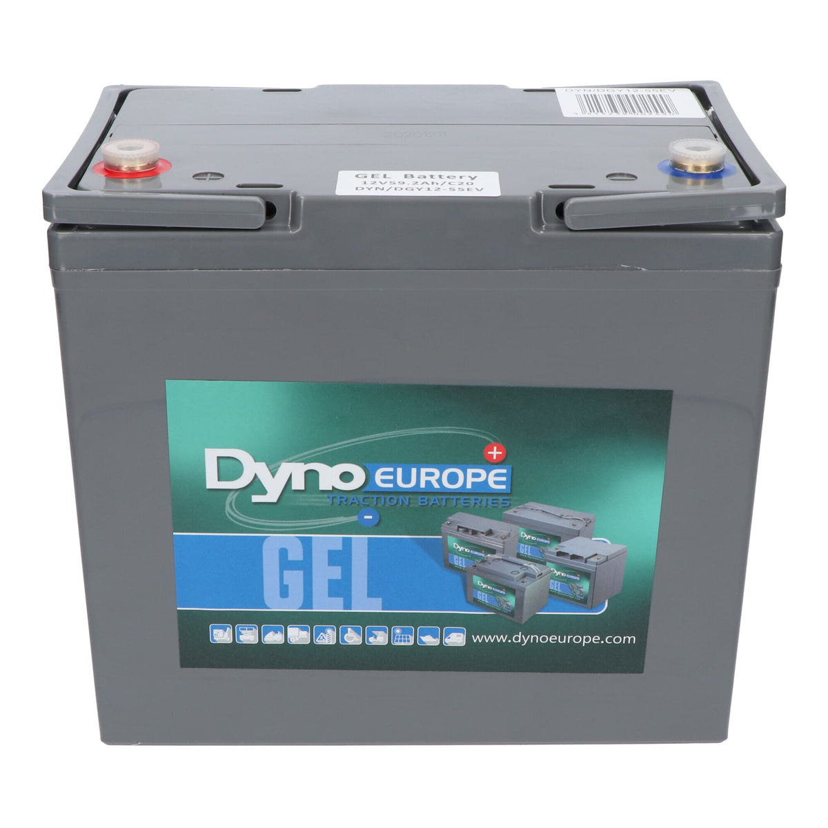 Gel battery 12V 59Ah