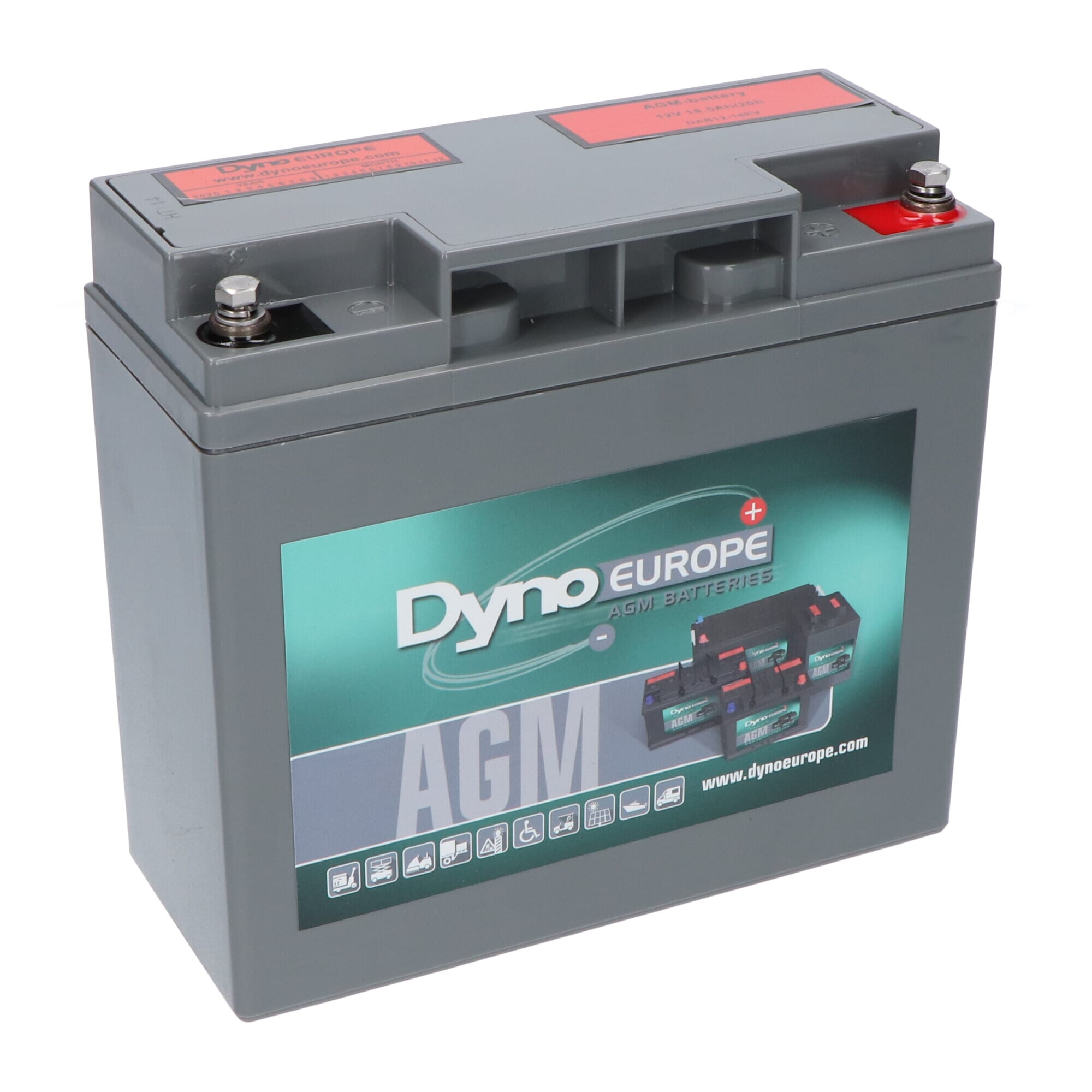 Dyno Batterie au Plomb 17Ah 12V 27.2Ah (utilisation cyclique)