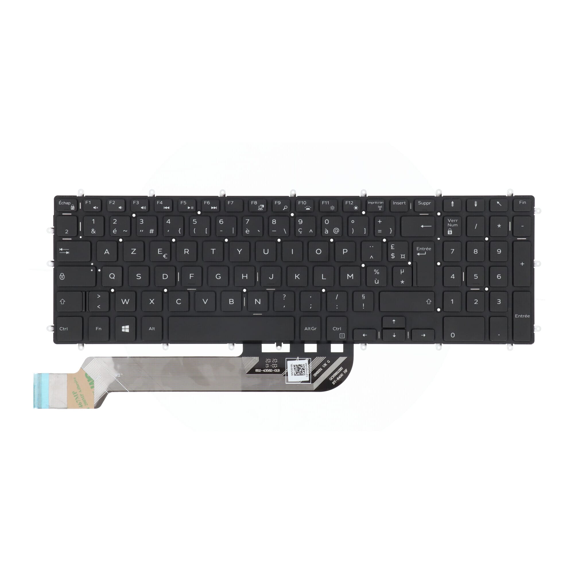 Dell Laptop Toetsenbord Azerty FR