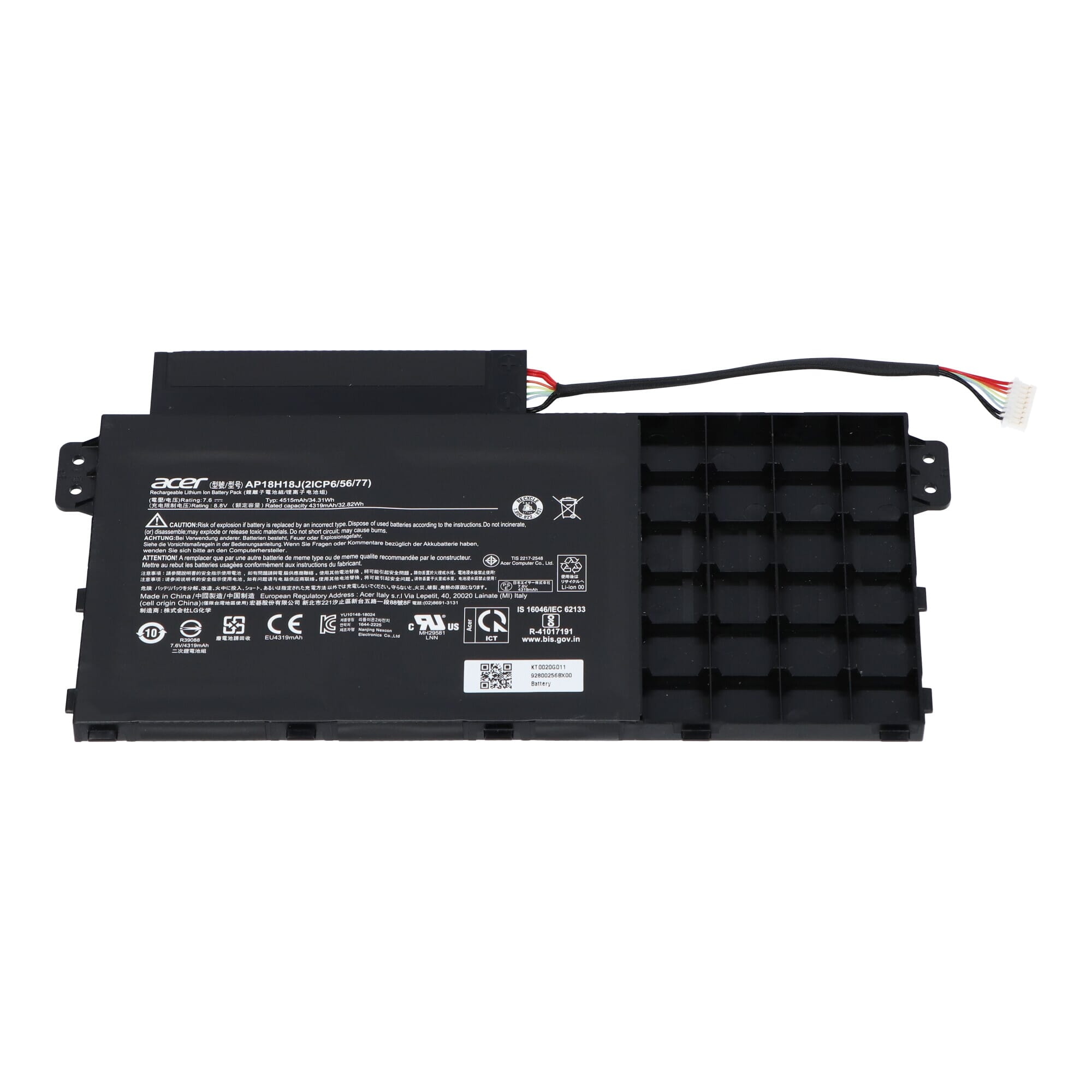 Acer Laptop Battery 4319mAh