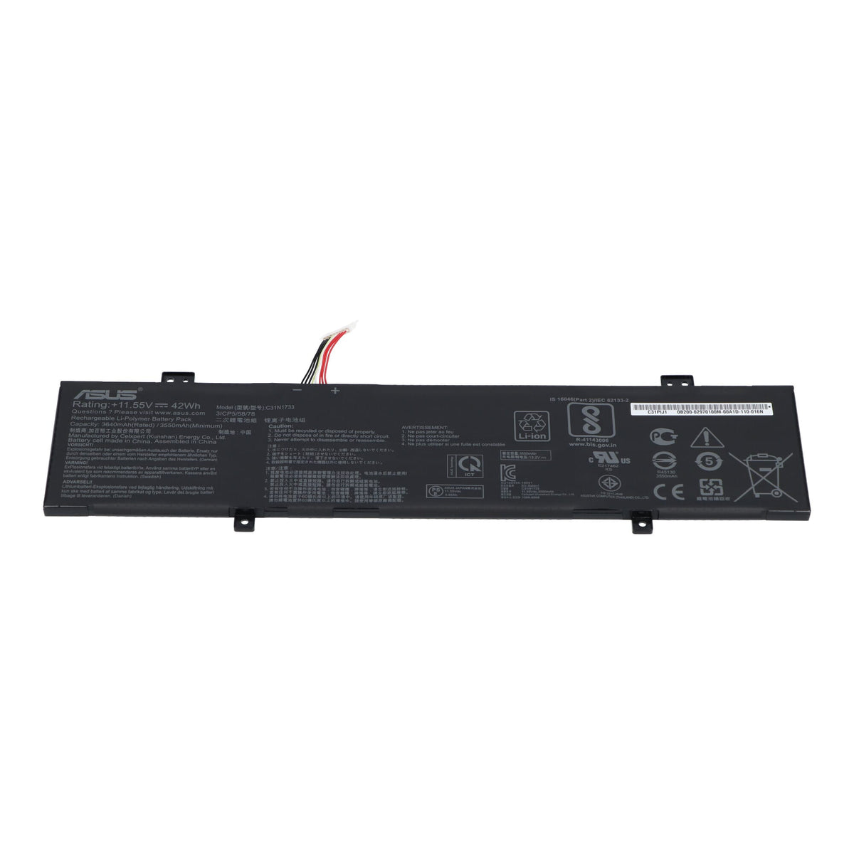Asus Laptop Accu 3550 mAh