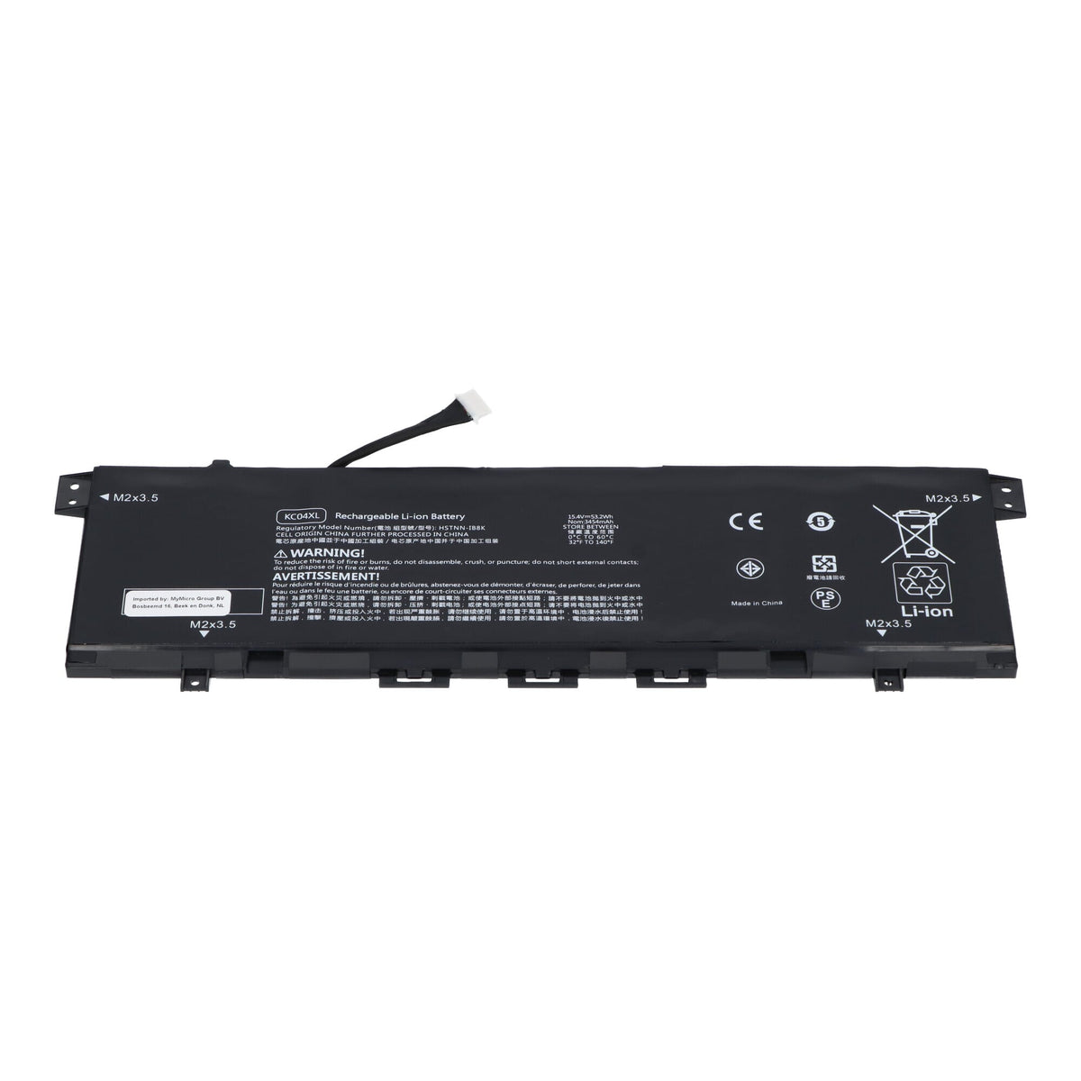 Batterie de l’ordinateur portable 3400 mAh