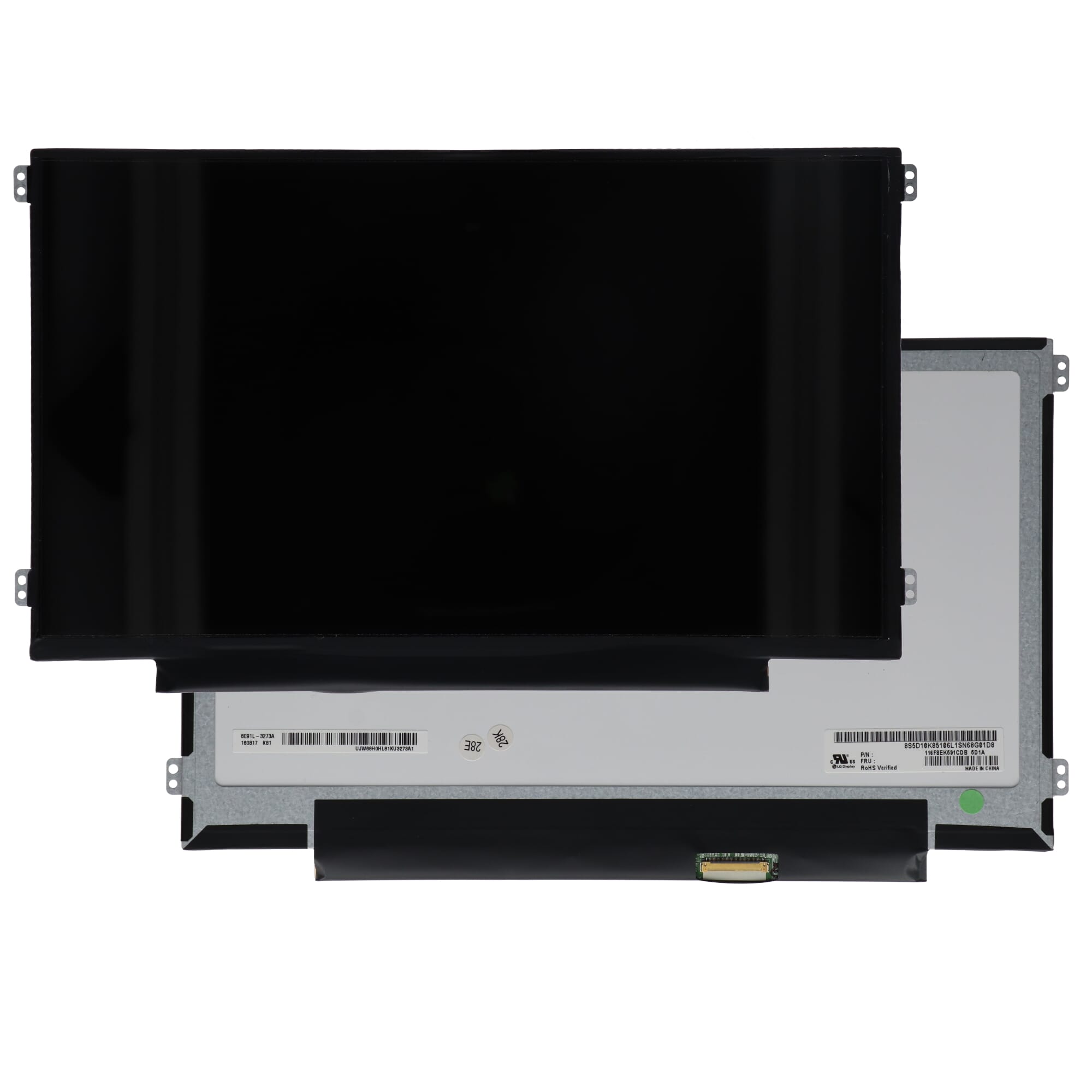 11.6 inch LCD Screen 1366x768 Gloss 40Pin eDP 20mm, Touch