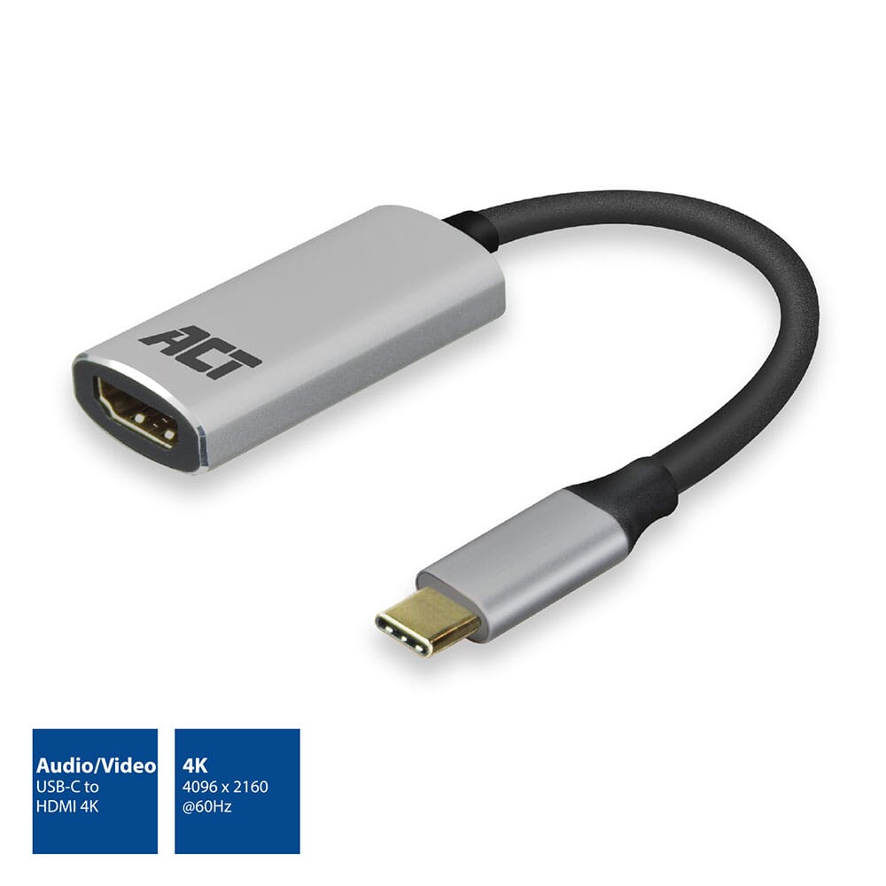 ACT Adaptateur USB-C vers HDMI femelle, 4K
