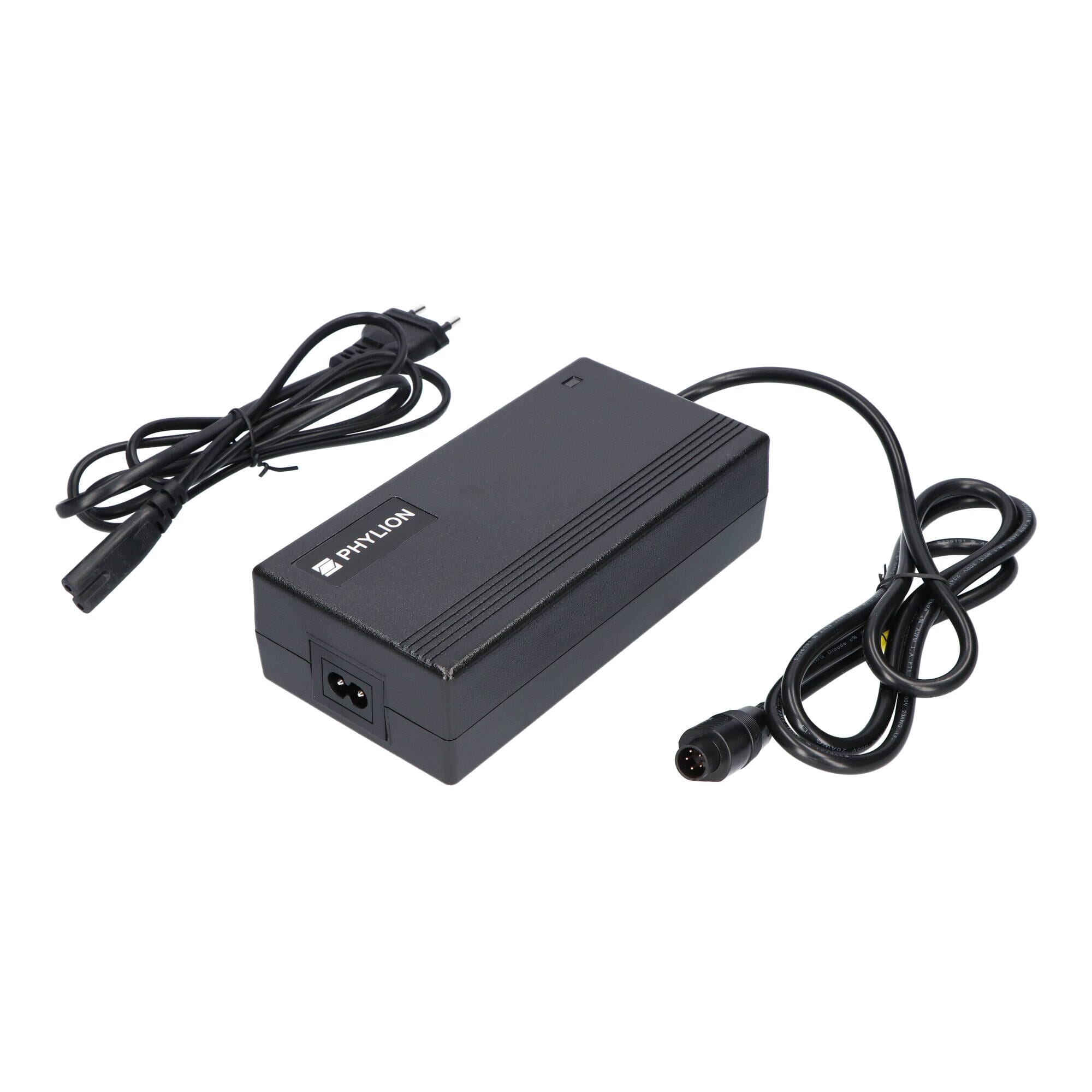 Chargeur de batterie Phylion E-bike 48V 2A 5-pols (Rond)