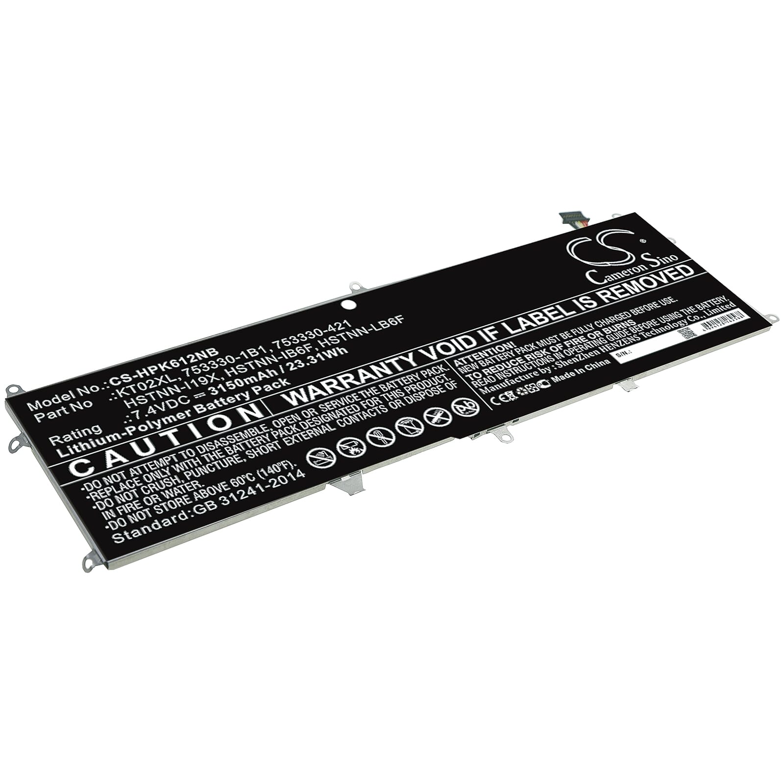Laptop Battery (Keyboard) 3150mAh