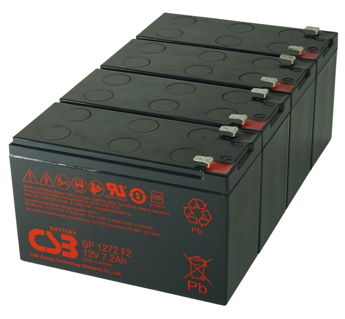 Kit de remplacement de batterie UPS CSB RBC132
