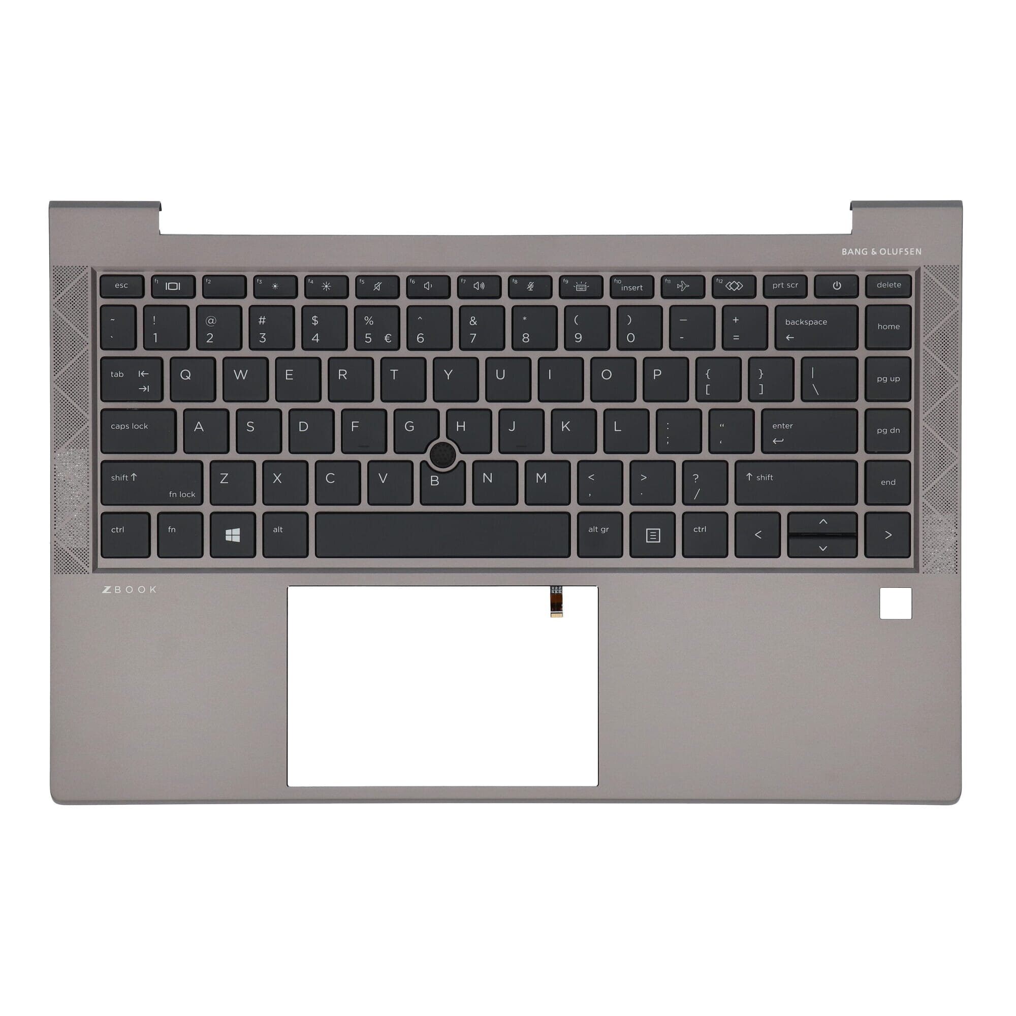 Clavier pour ordinateur portable HP Qwerty US + capot supérieur, rétroéclairé
