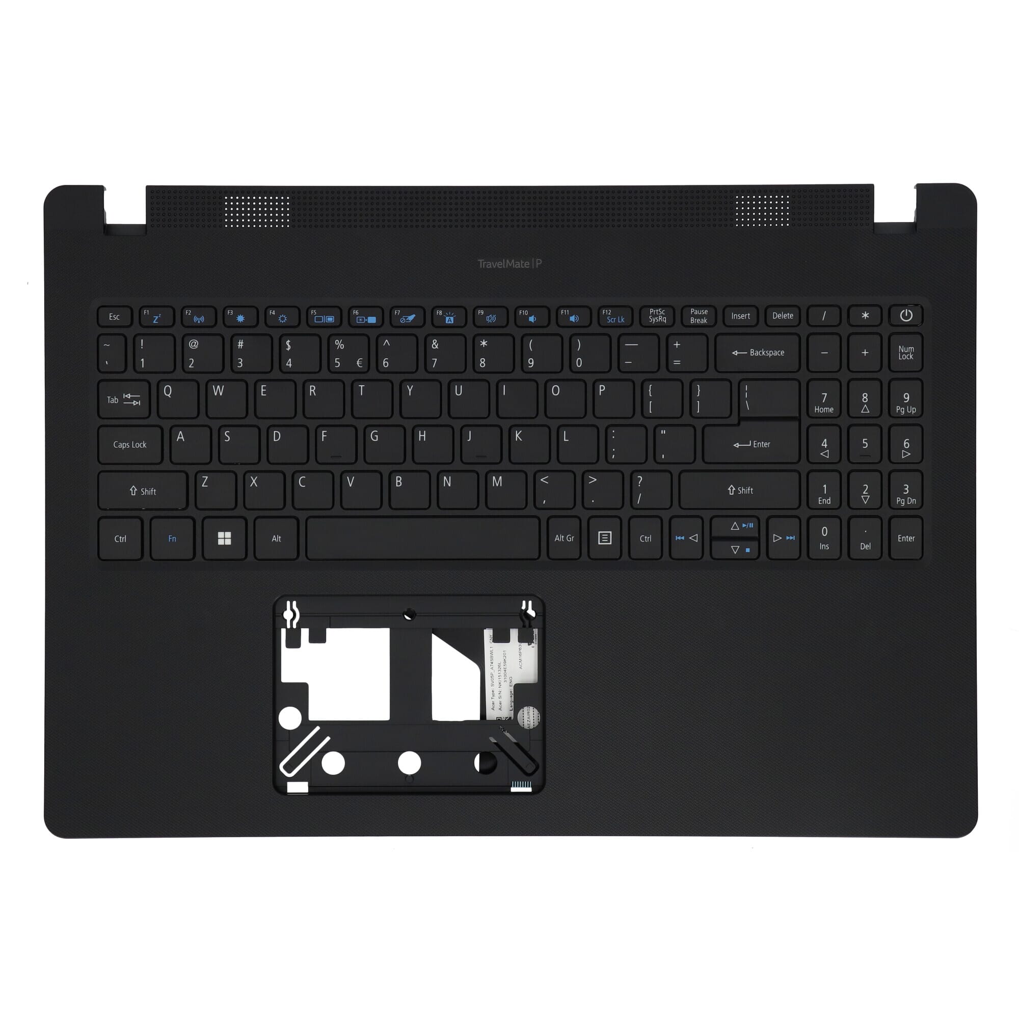 Acer Laptop Toetsenbord Qwerty US + Top Cover - Zwart