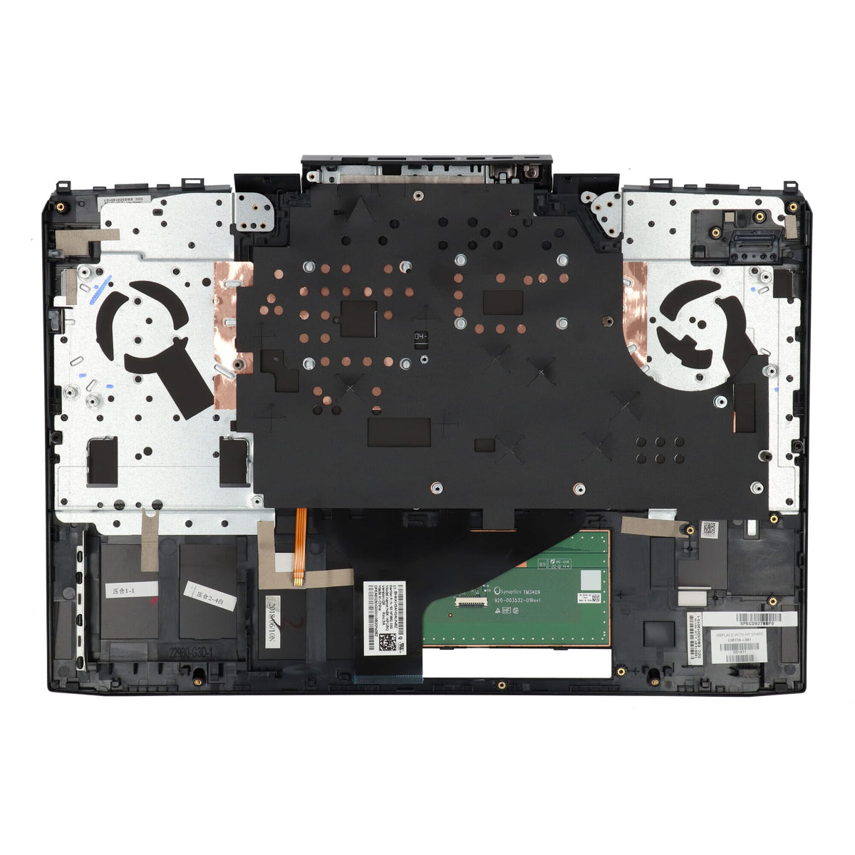 HP Laptop Tastatur Qwertz DE + Top Cover, Hintergrundbeleuchtung