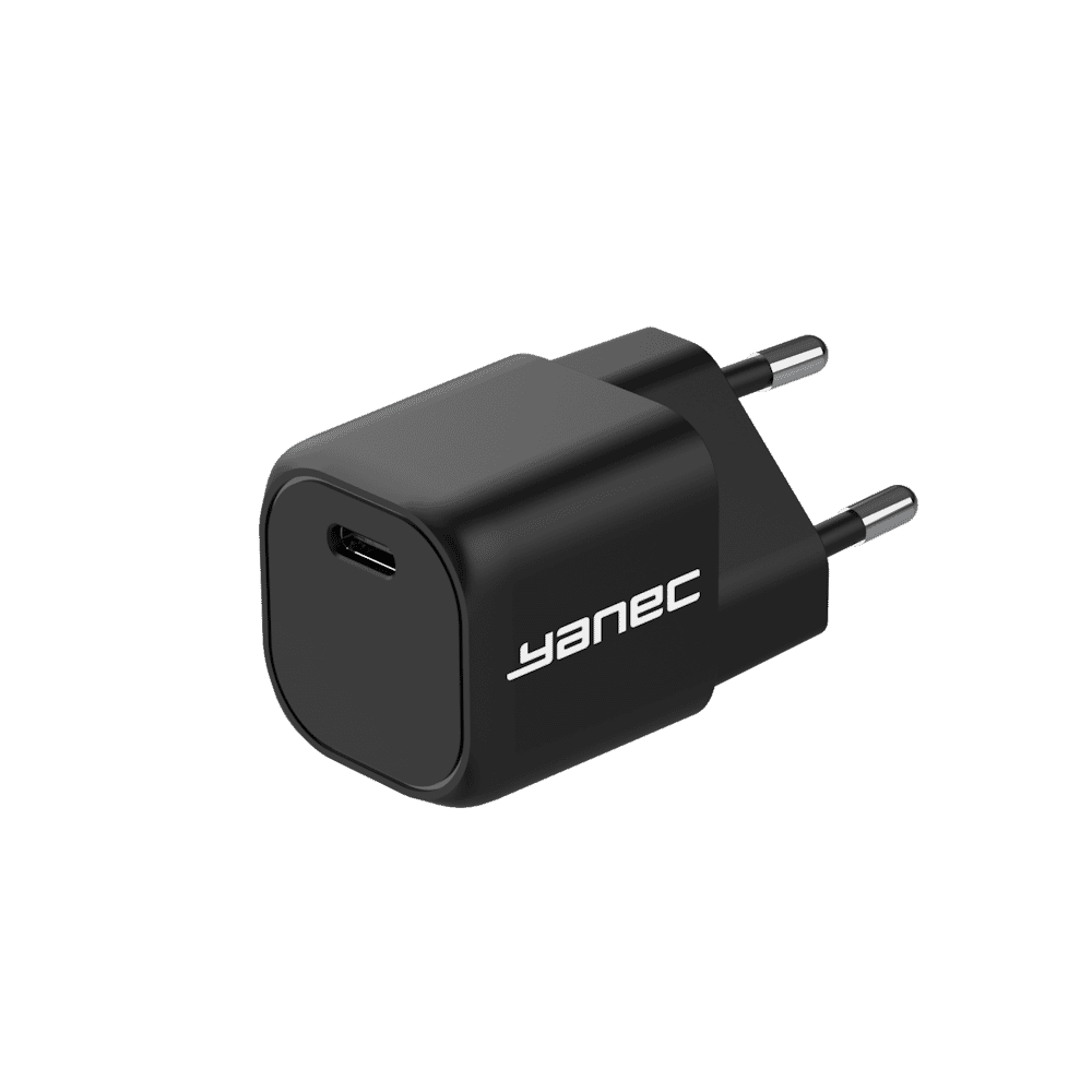 Yanec Chargeur GaN compact USB-A USB-C 30W