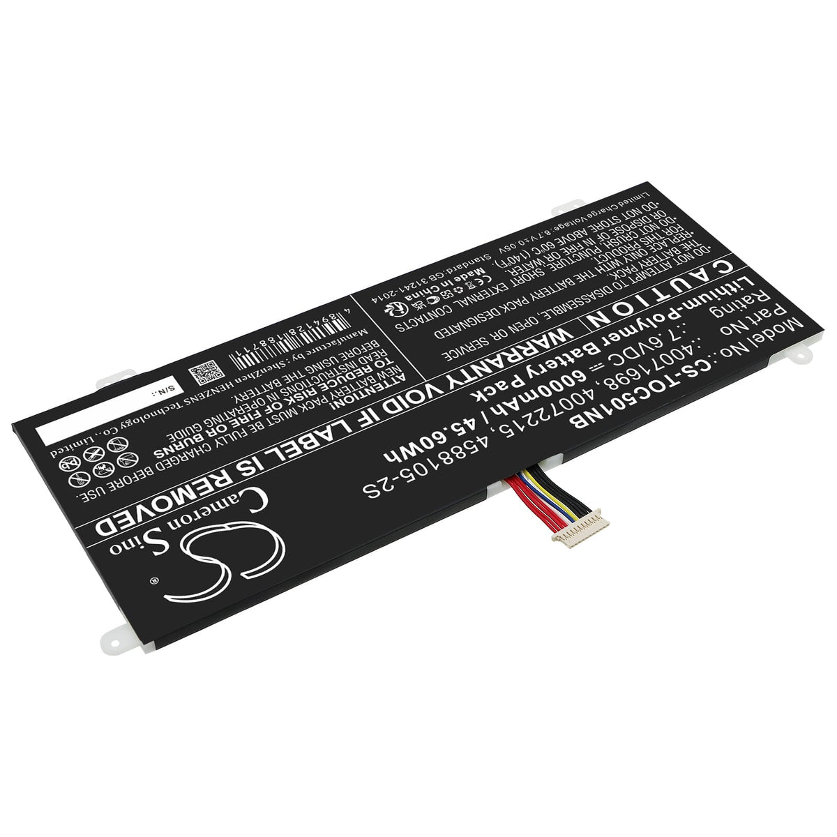 Batterie de l’ordinateur portable 6000mAh