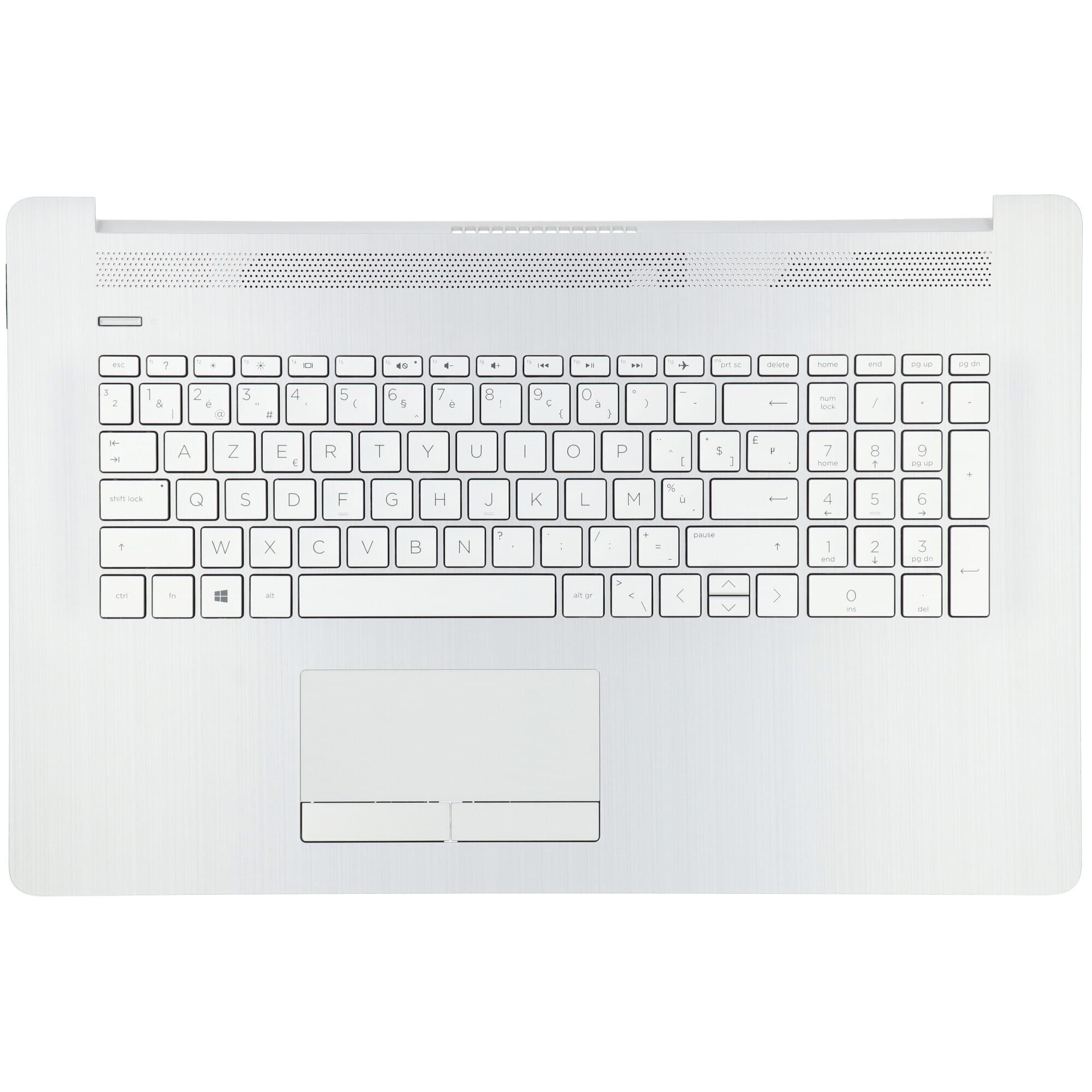 HP Laptop Toetsenbord Azerty BE + Top Cover - Zilver