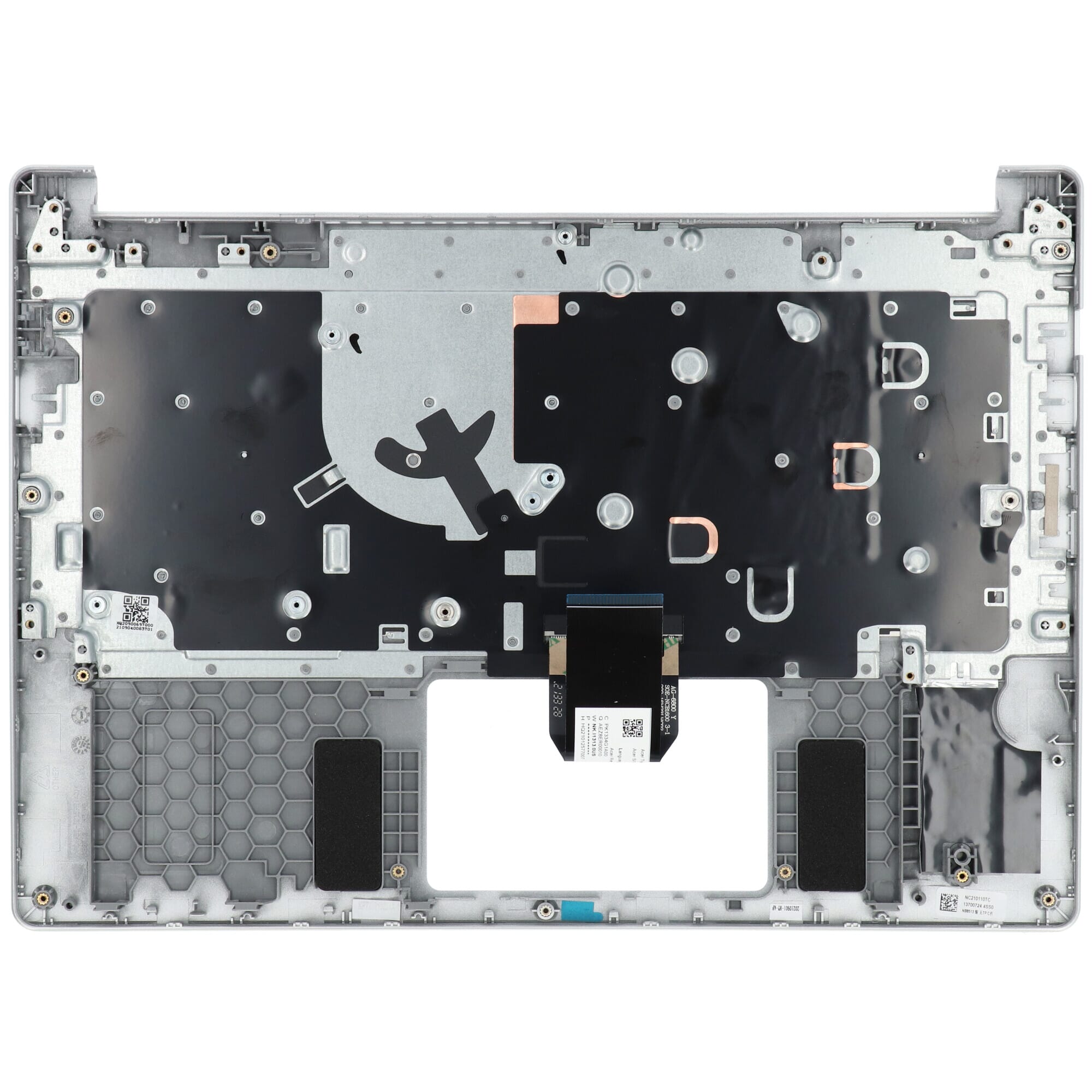 Acer Laptop Tastatur Qwerty US + Top Cover - Silber