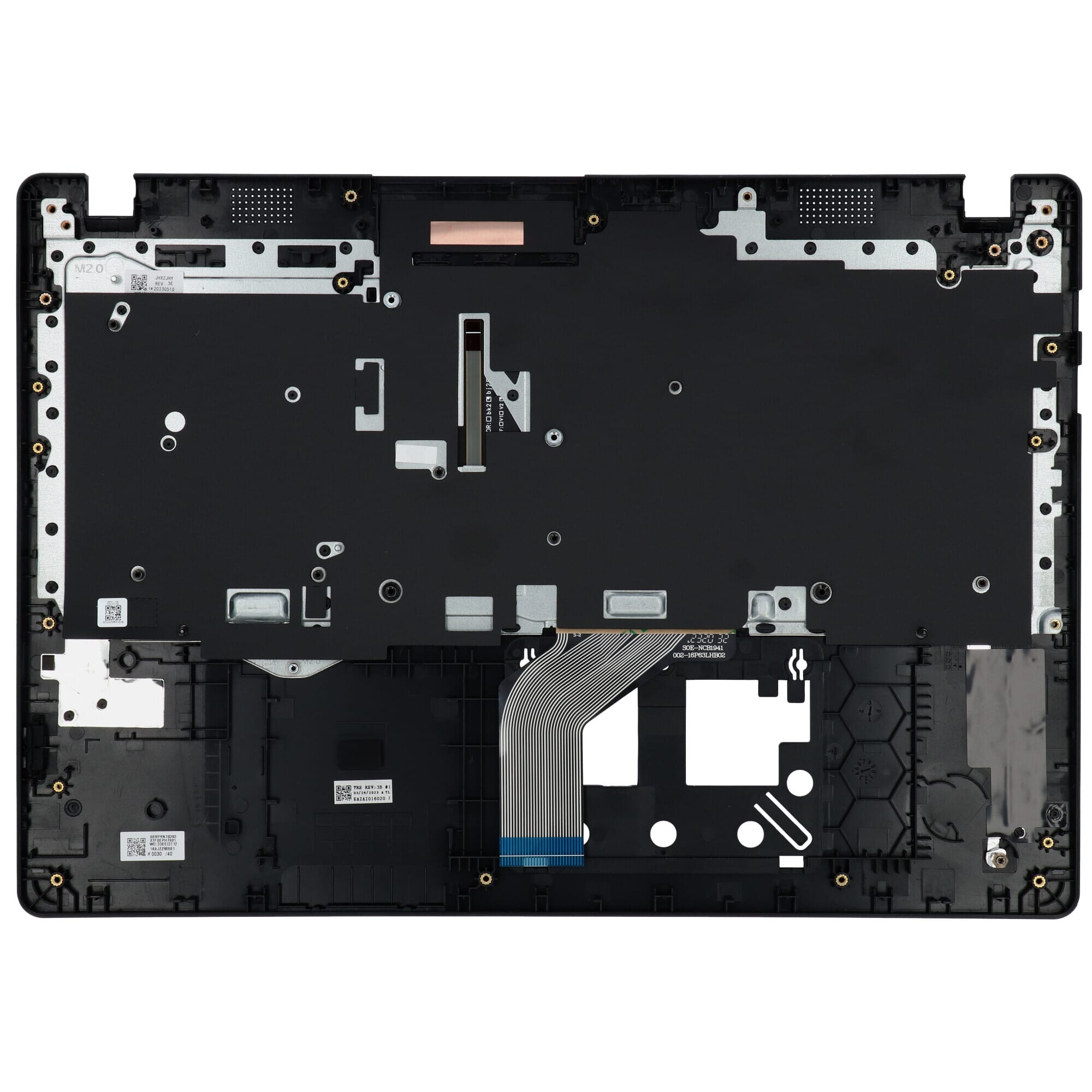 Clavier pour ordinateur portable Acer Qwerty US + Top Cover - Noir