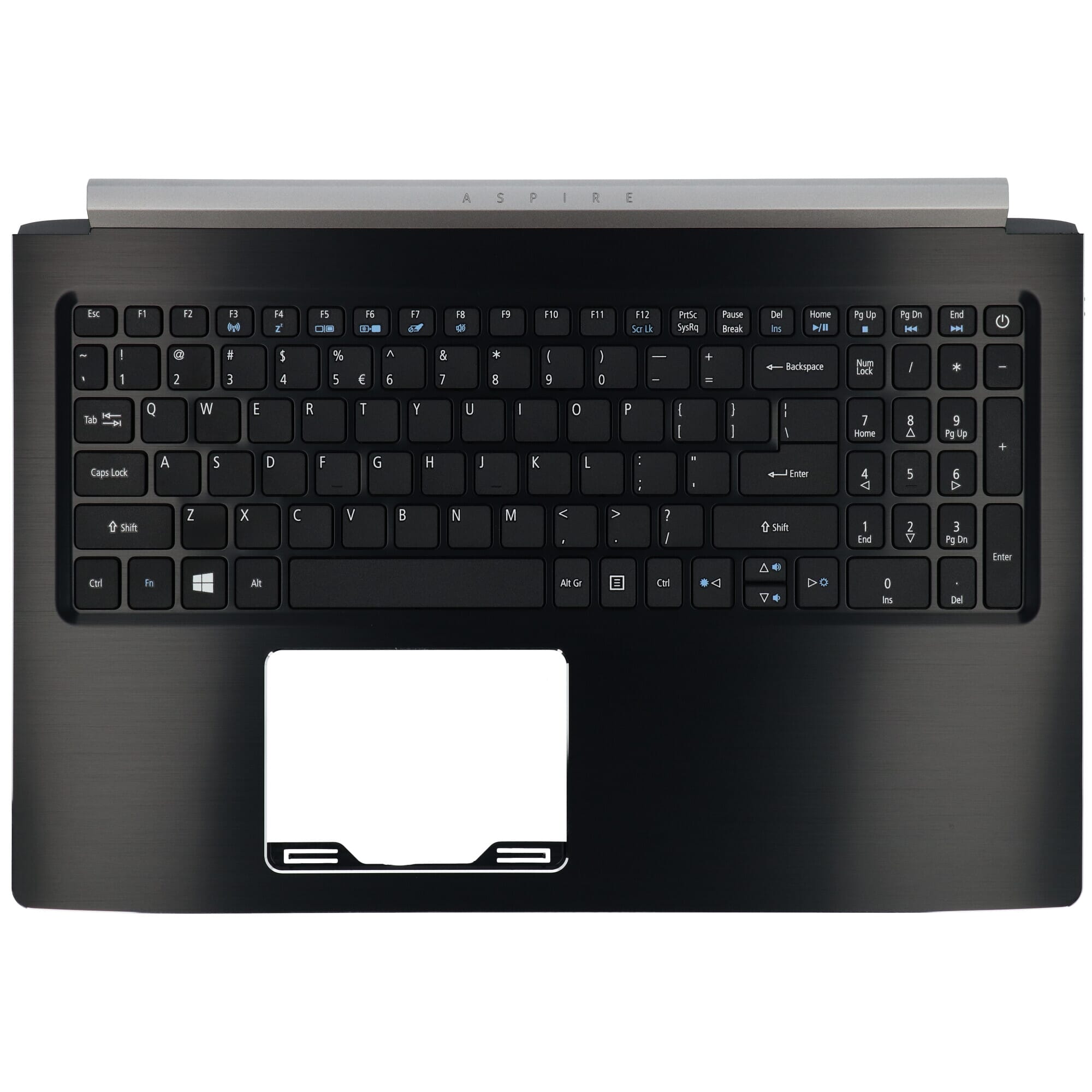 Clavier pour ordinateur portable Acer Qwerty US + Capot supérieur