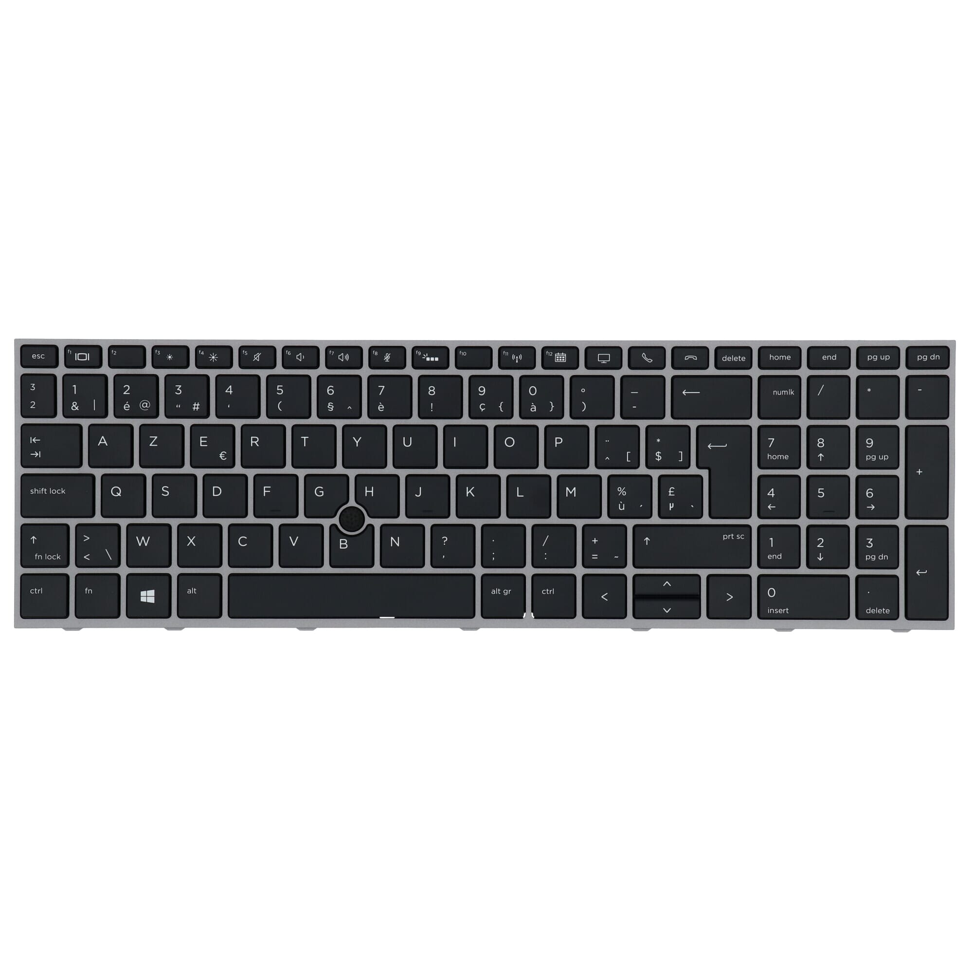 HP Laptop Keyboard Azerty BE + Trackpoint, Backlit