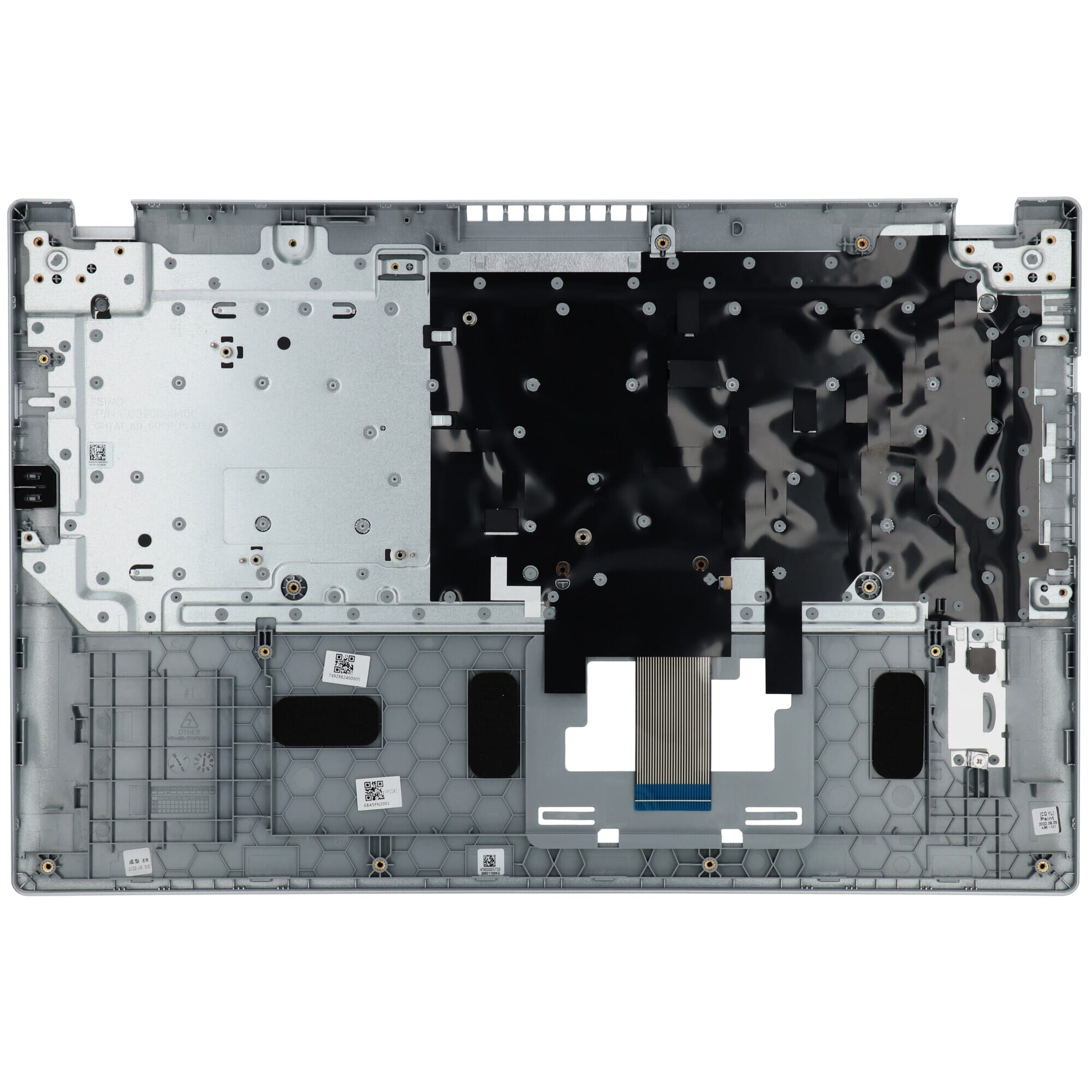 Acer Laptop Keyboard Qwerty US + Top Cover - Silver