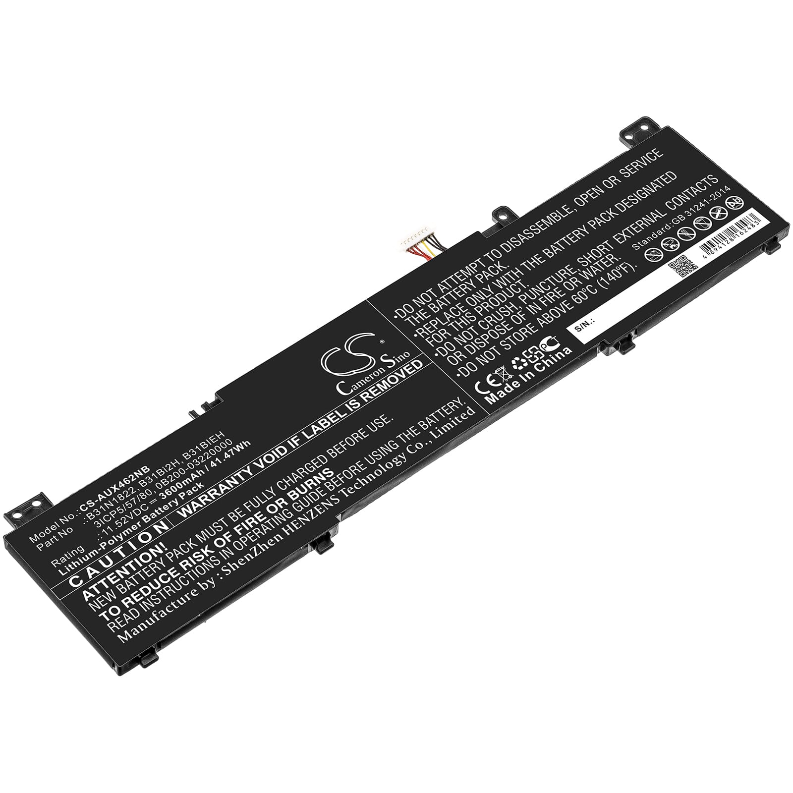 Laptop Battery 3600mAh