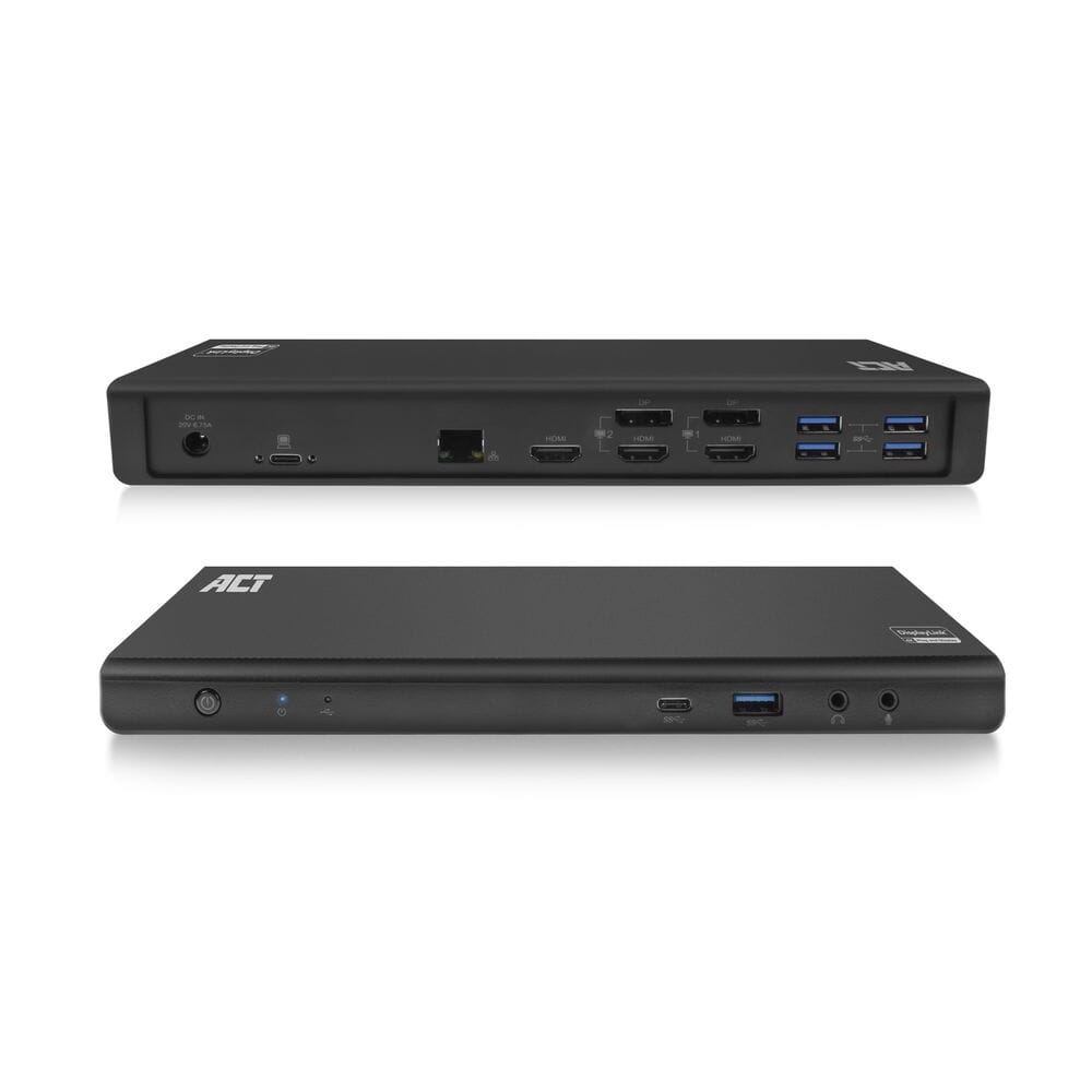 ACT USB-C Docking Station 4K, for 2 or 3 monitors
