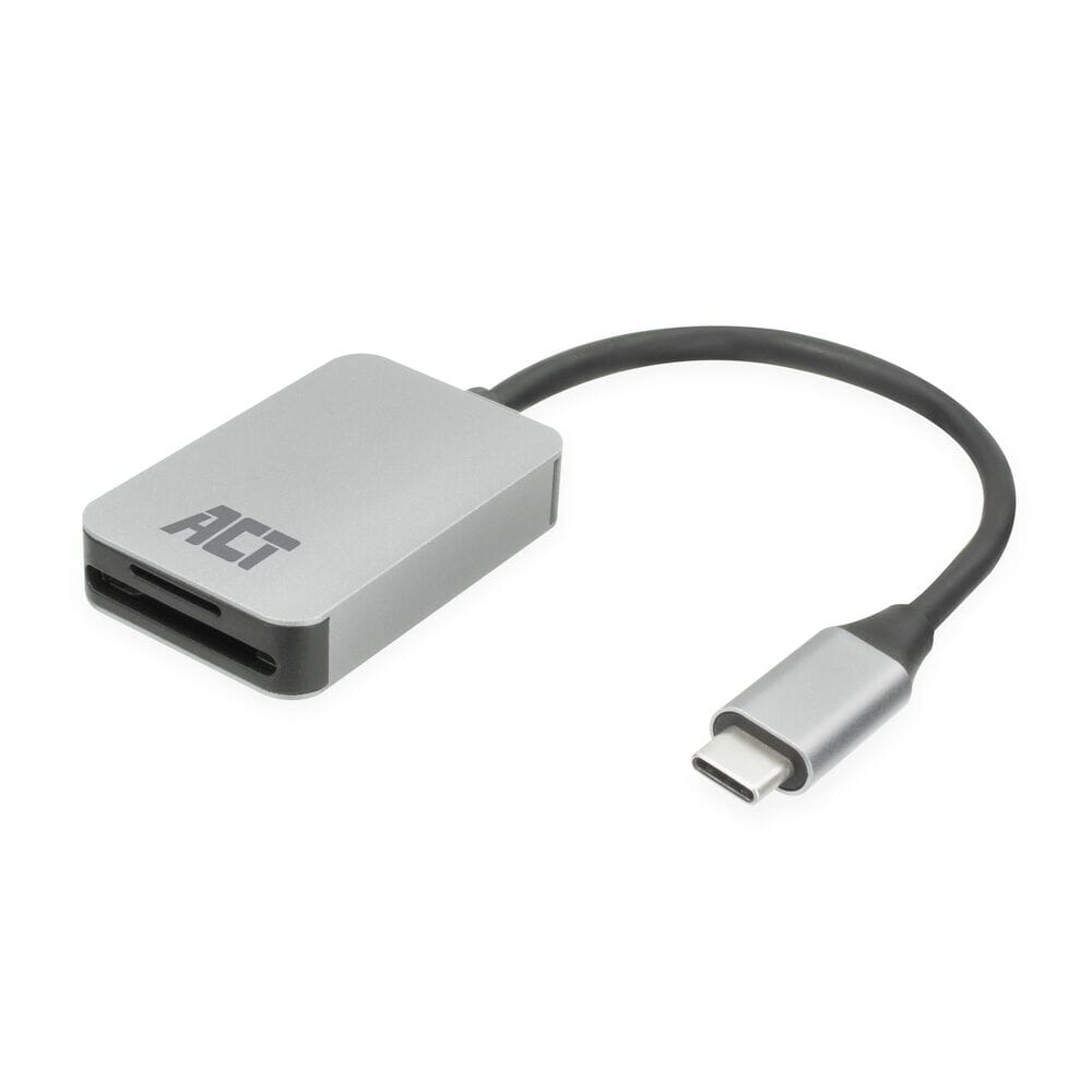 ACT USB-C card reader for SD and micro SD, SD 4.0 UHS-II