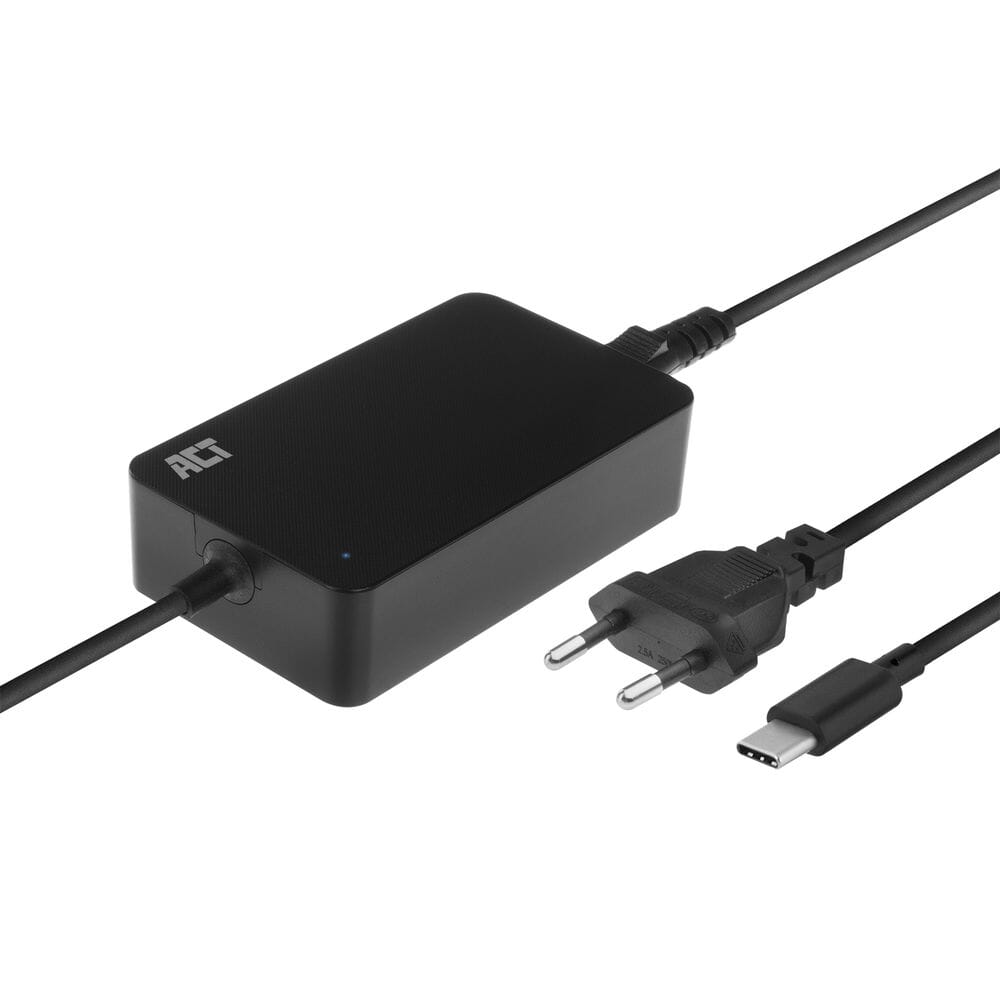 Chargeur pour ordinateur portable ACT USB-C avec profils Power Delivery 65 W