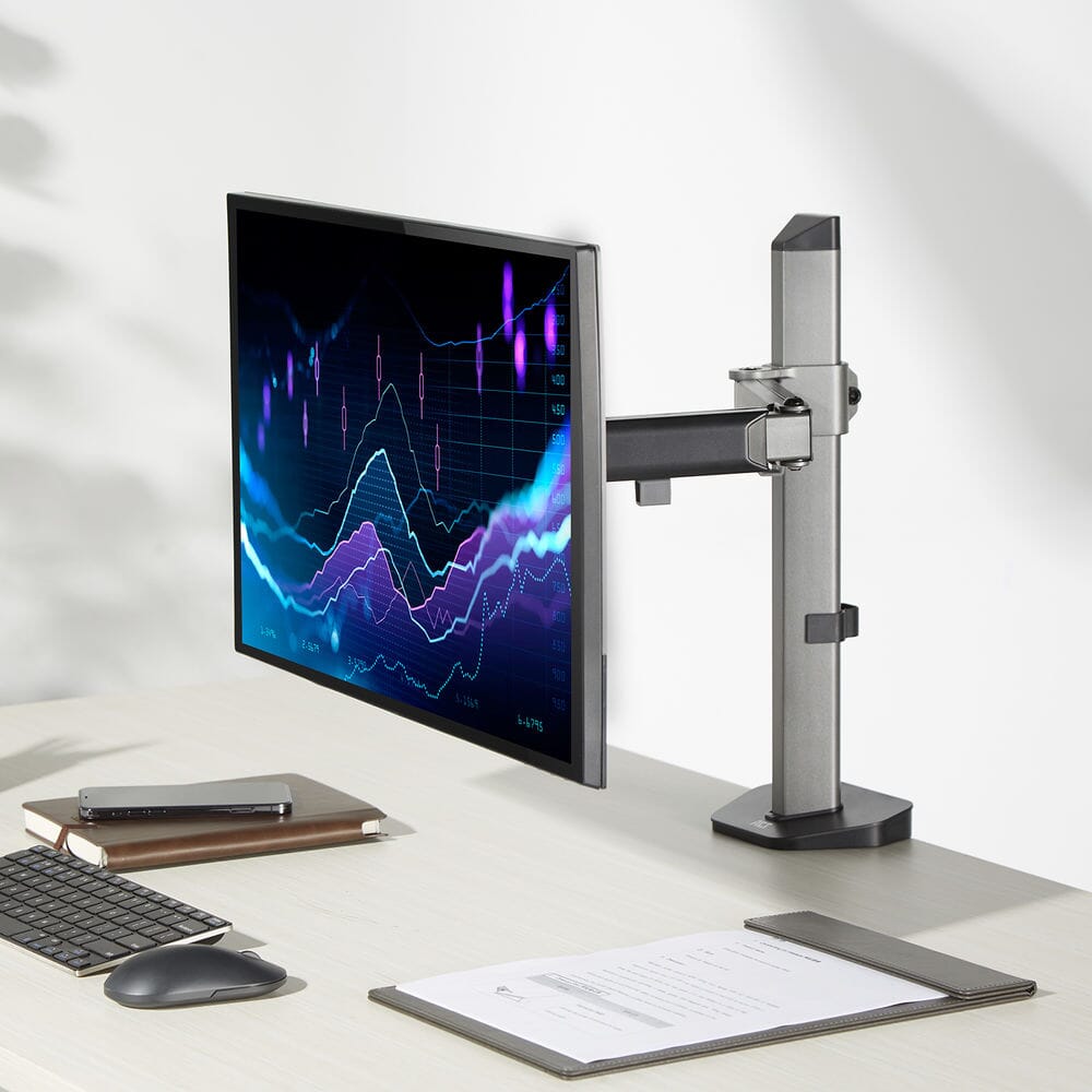 ACT Monitorarm office, 1 scherm, zilver