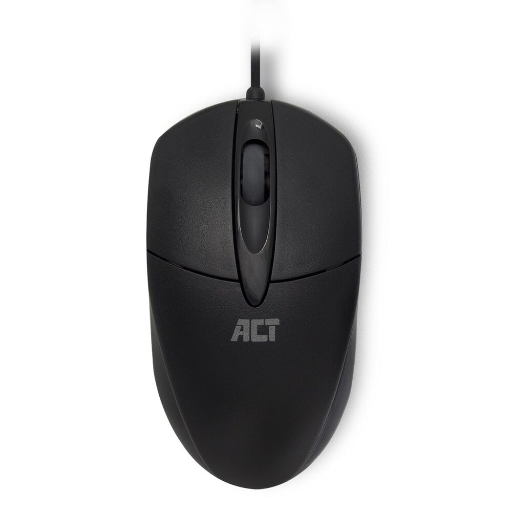 Souris optique filaire ACT, USB, 1000 DPI, noir