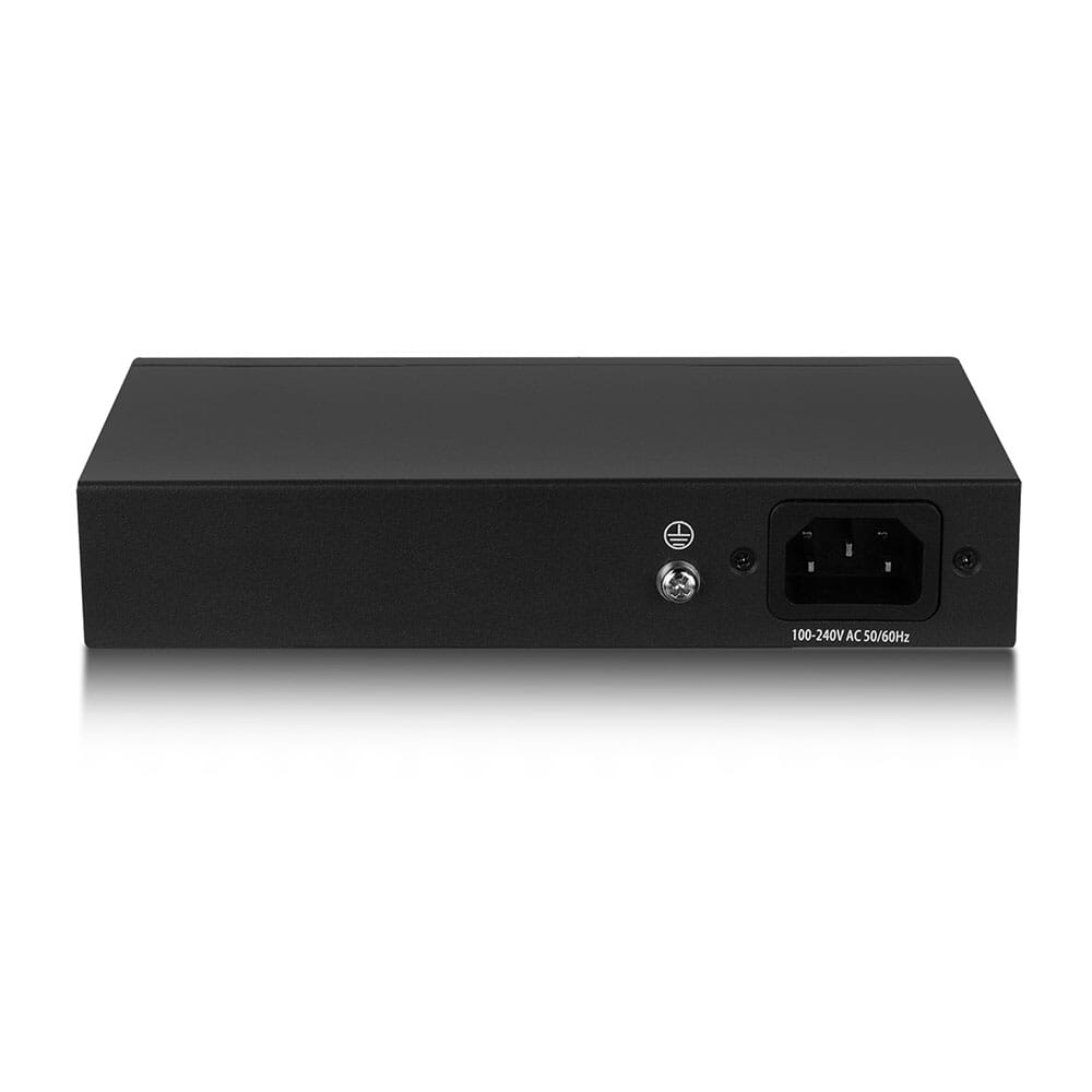 ACT 6 poorts netwerkswitch 10/100Mbps. 4x PoE+ (30W) poorten