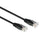ACT Zwart 5,0 meter U/UTP CAT6 patchkabel met RJ45 Zip Bag