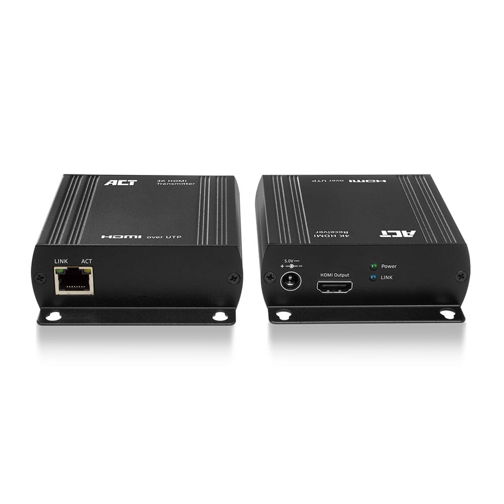 ACT HDMI over CAT5e extender set tot 100 meter