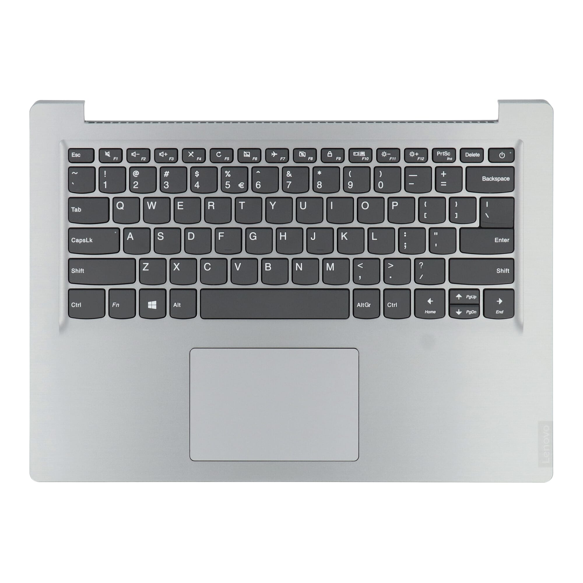Clavier pour ordinateur portable Lenovo Qwerty US + Top Cover - Argent