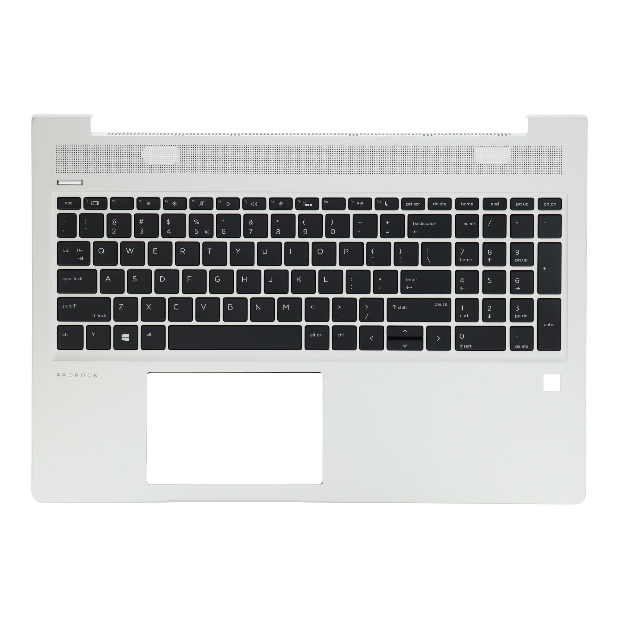 HP Laptop Tastatur Qwerty US + obere Abdeckung, Hintergrundbeleuchtung