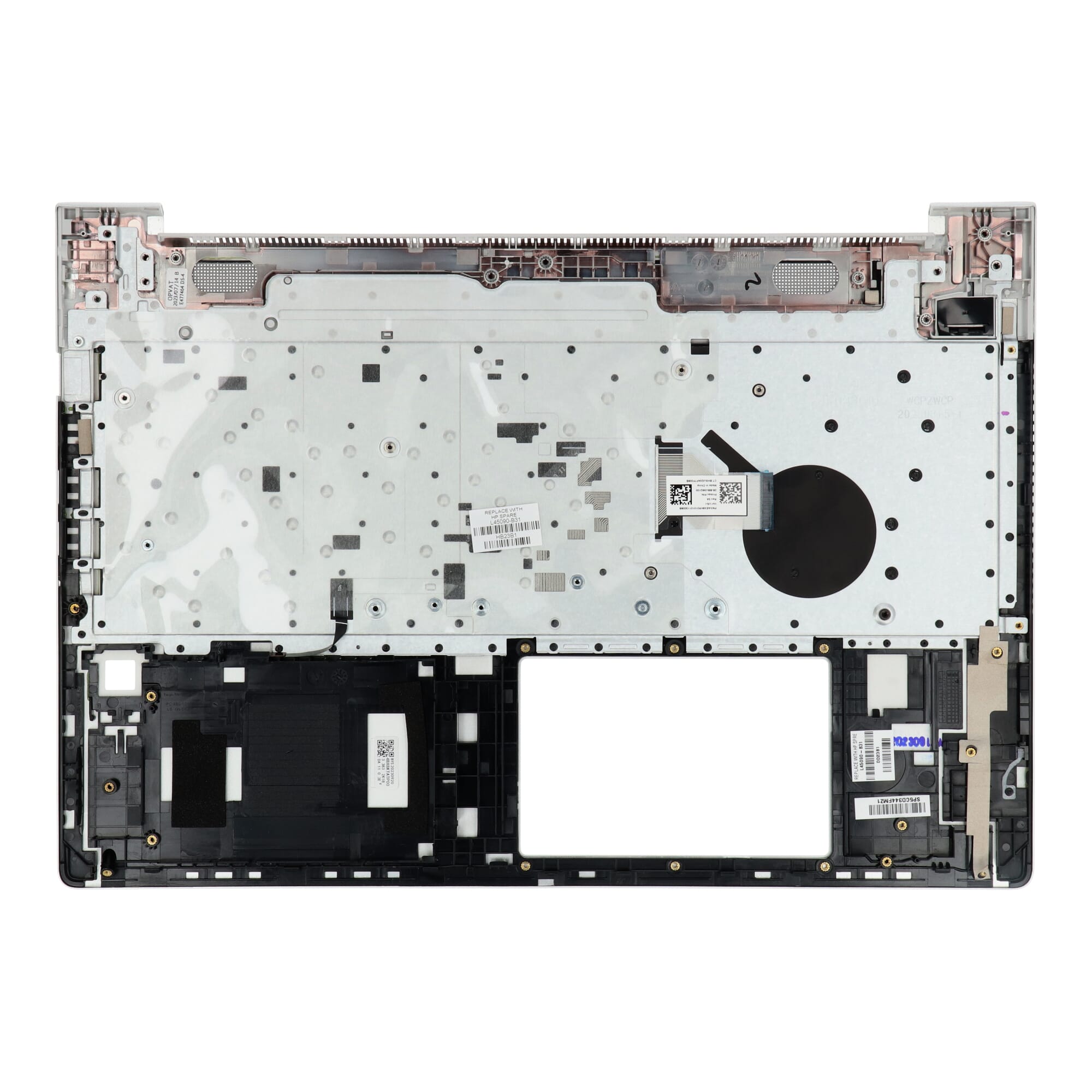 HP Laptop Tastatur Qwerty US + obere Abdeckung, Hintergrundbeleuchtung