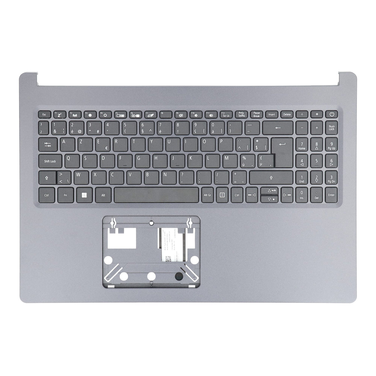 Acer Laptop Tastatur Azerty BE + Top Cover - Schwarz