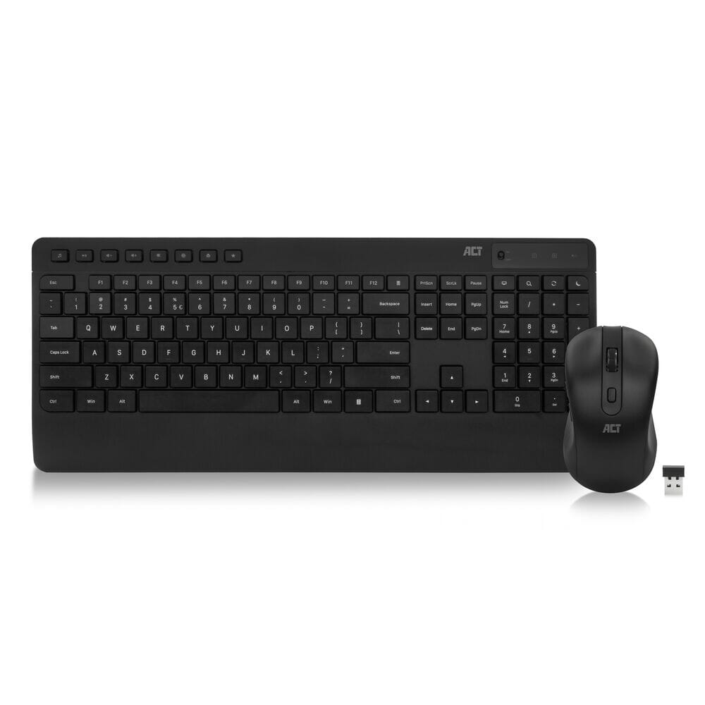 Ensemble clavier et souris sans fil ACT (Qwerty)