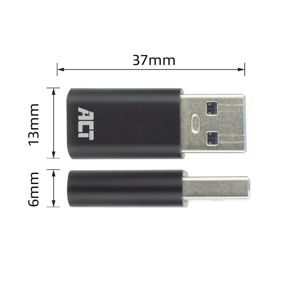 ACT USB-A male to USB-C female adapter
