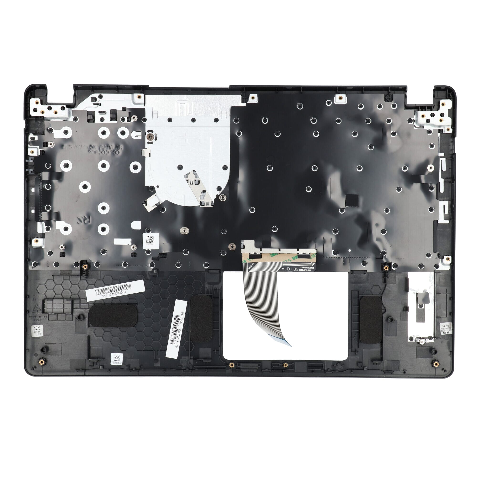 Clavier pour ordinateur portable Acer Qwerty US + Top Cover - Noir