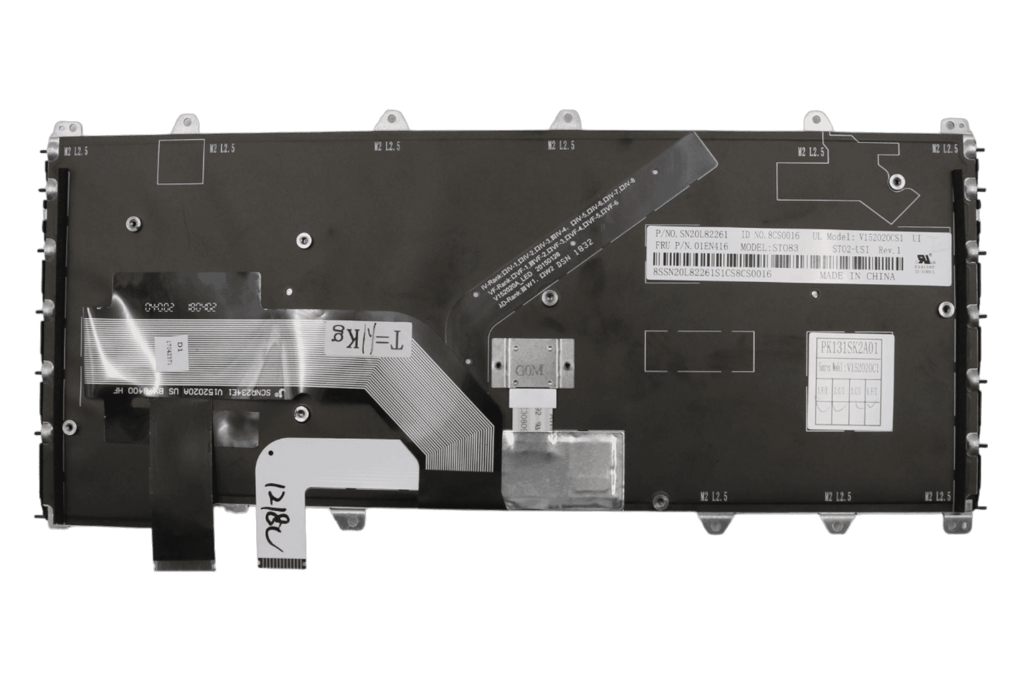 Lenovo Laptop Toetsenbord Qwerty US