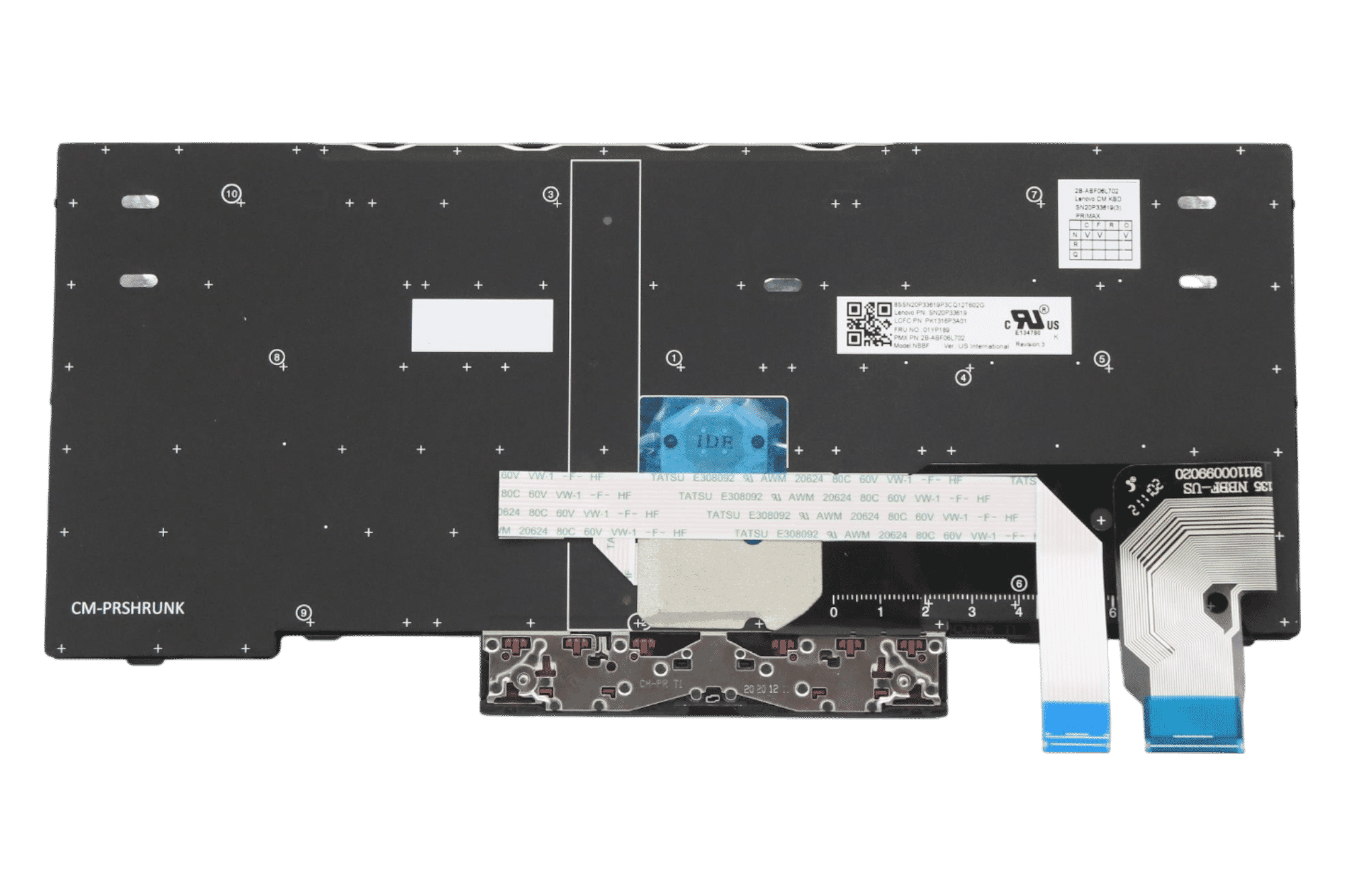 Lenovo Laptop Toetsenbord Qwerty US