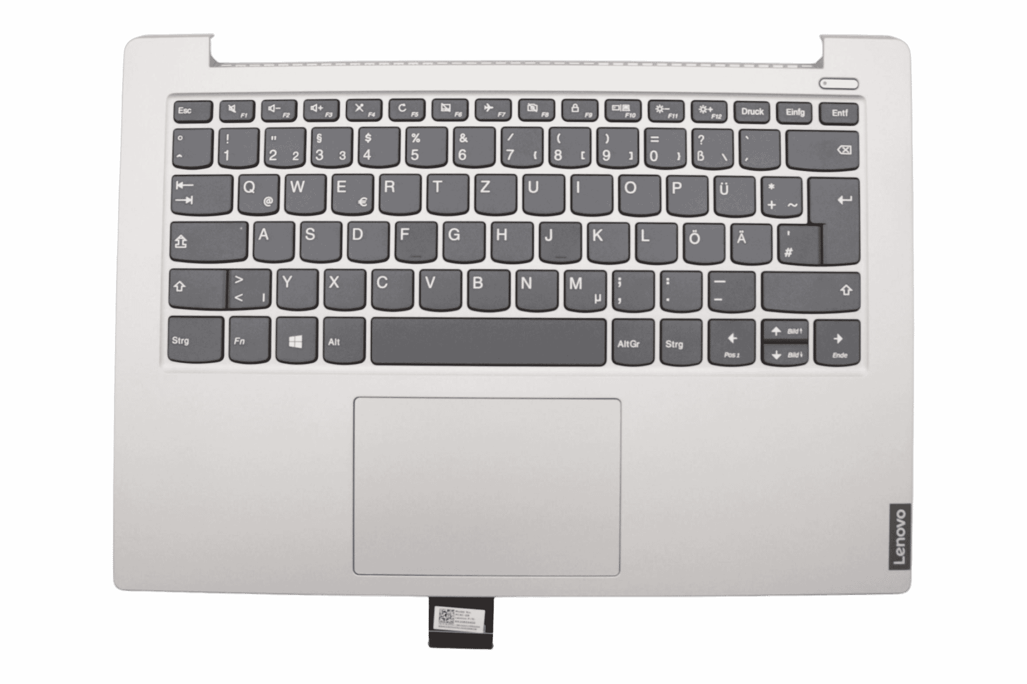 Lenovo Laptop Toetsenbord Qwertz DE + Top Cover