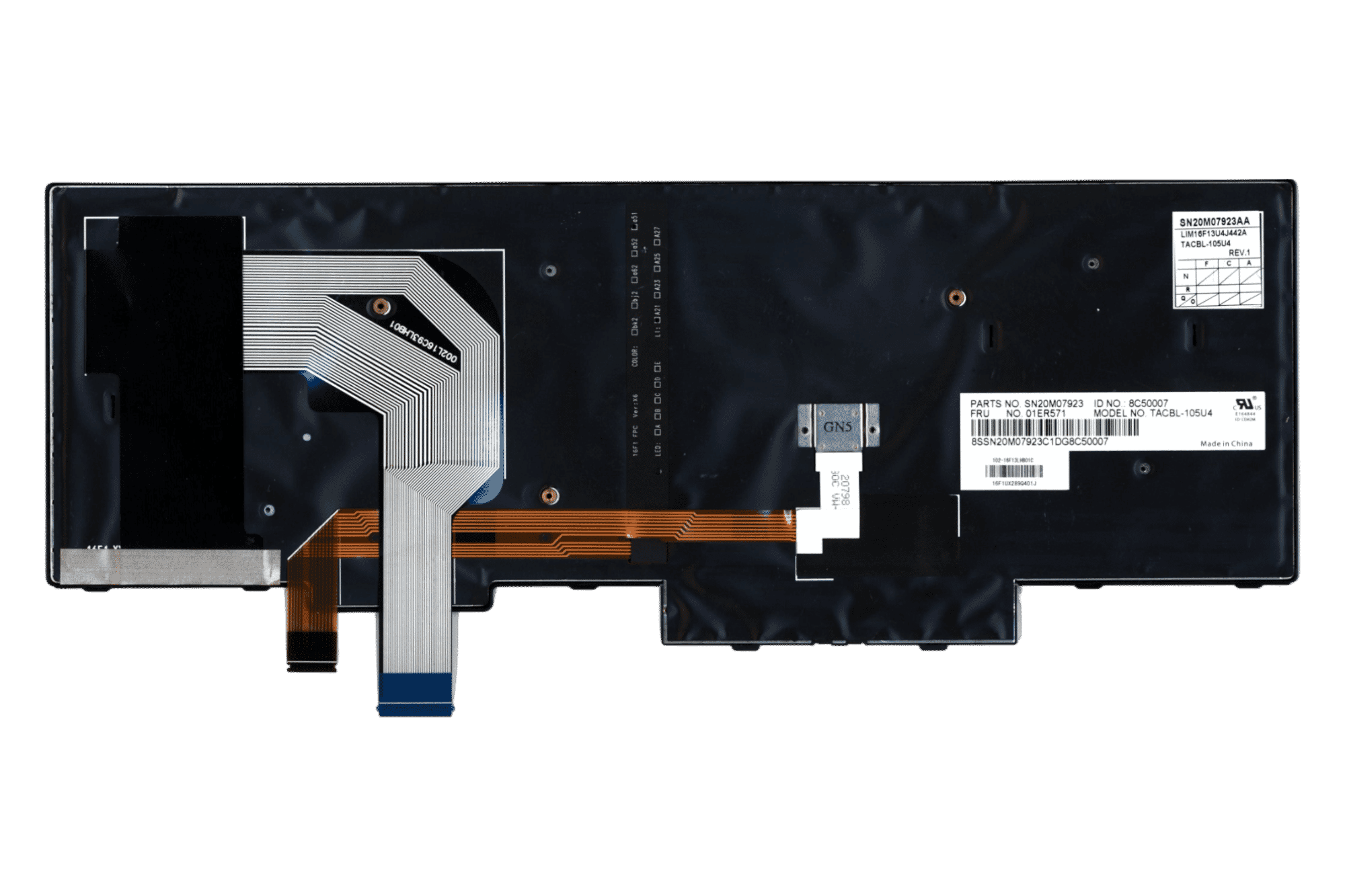 Lenovo Laptop Toetsenbord Qwerty US + Backlit