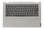 Lenovo Laptop Toetsenbord Qwerty US +Top Cover - Grijs