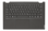 Lenovo Laptop Toetsenbord Qwertz DE +Top Cover - Zwart