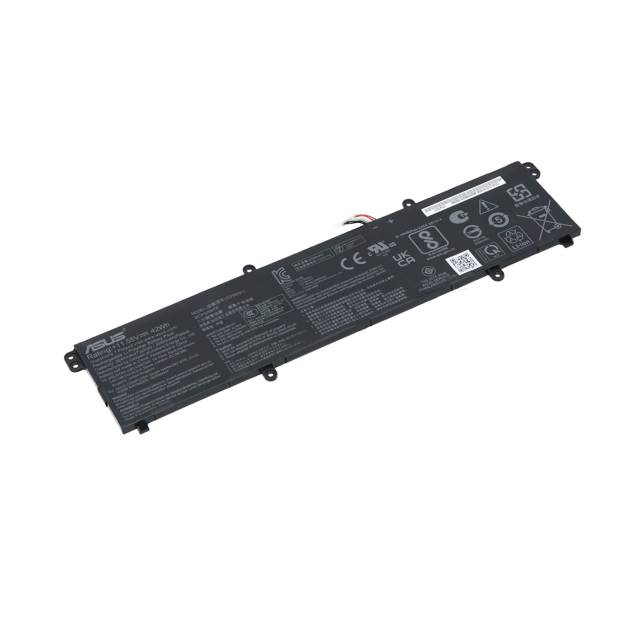 Batterie ordinateur portable Asus 3600mAh